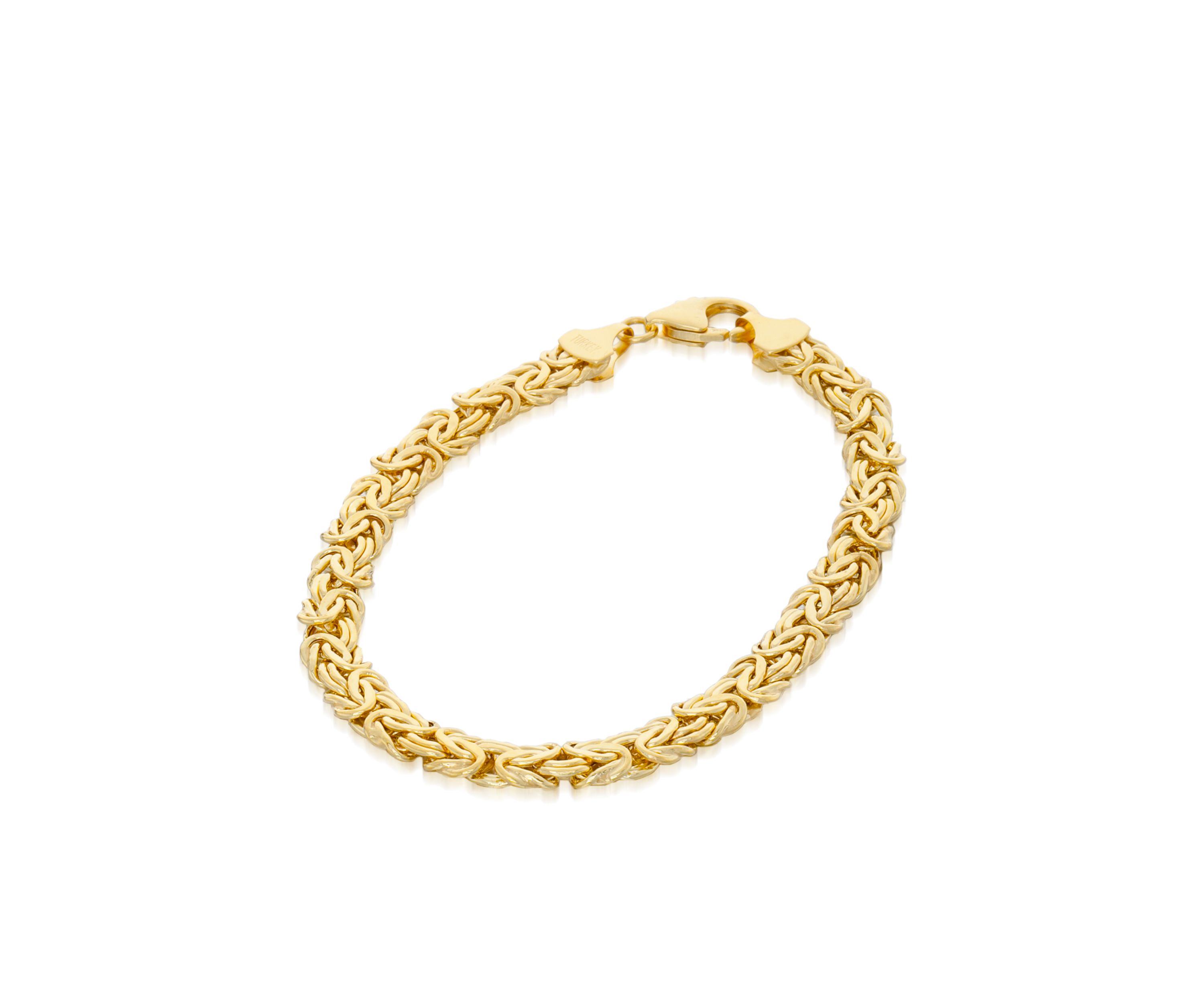 10k Yellow Gold Byzantine Bracelet