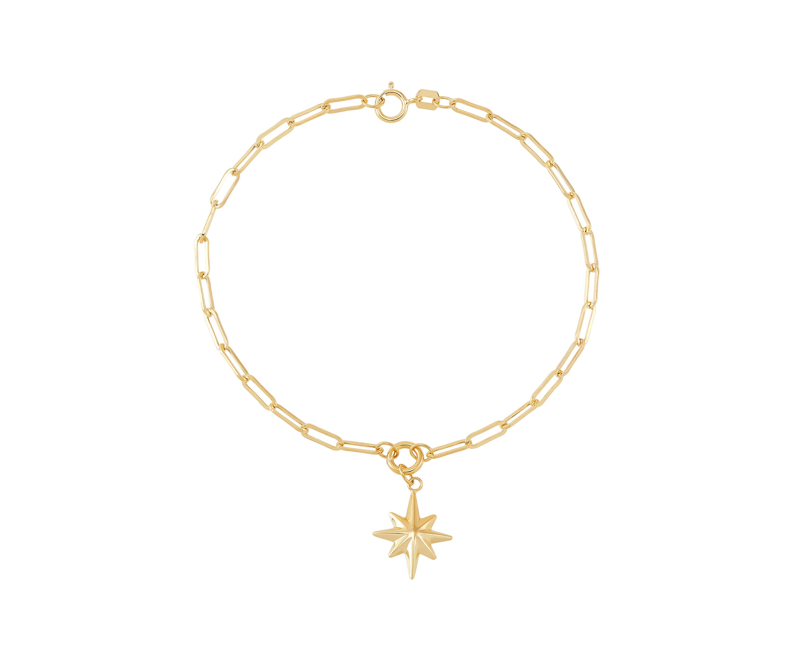 North Star Bracelet in 10K Yellow Gold