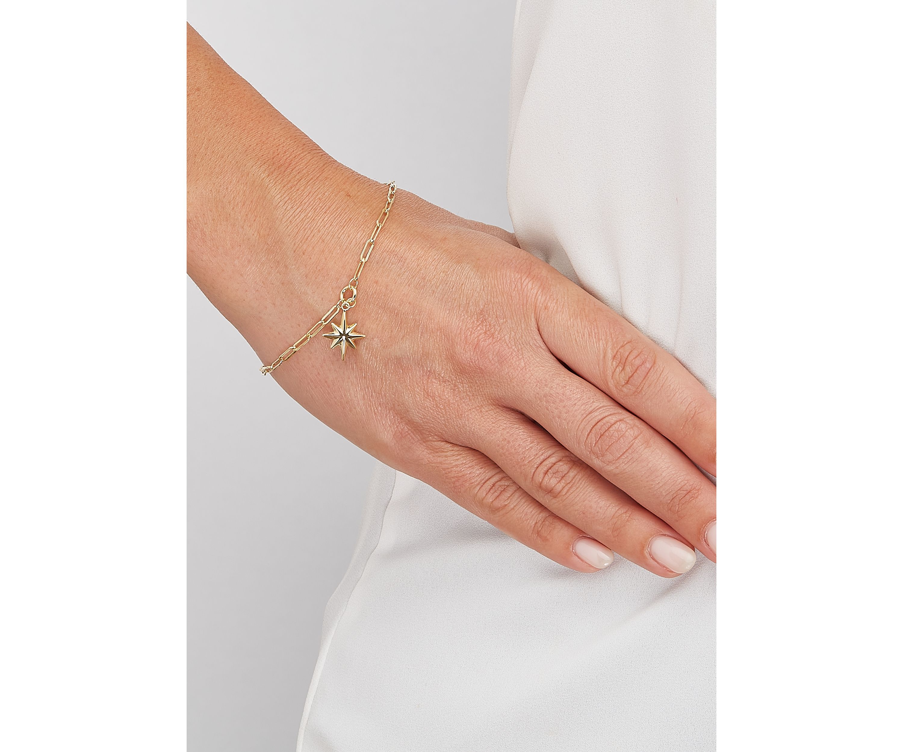 North Star Bracelet in 10K Yellow Gold