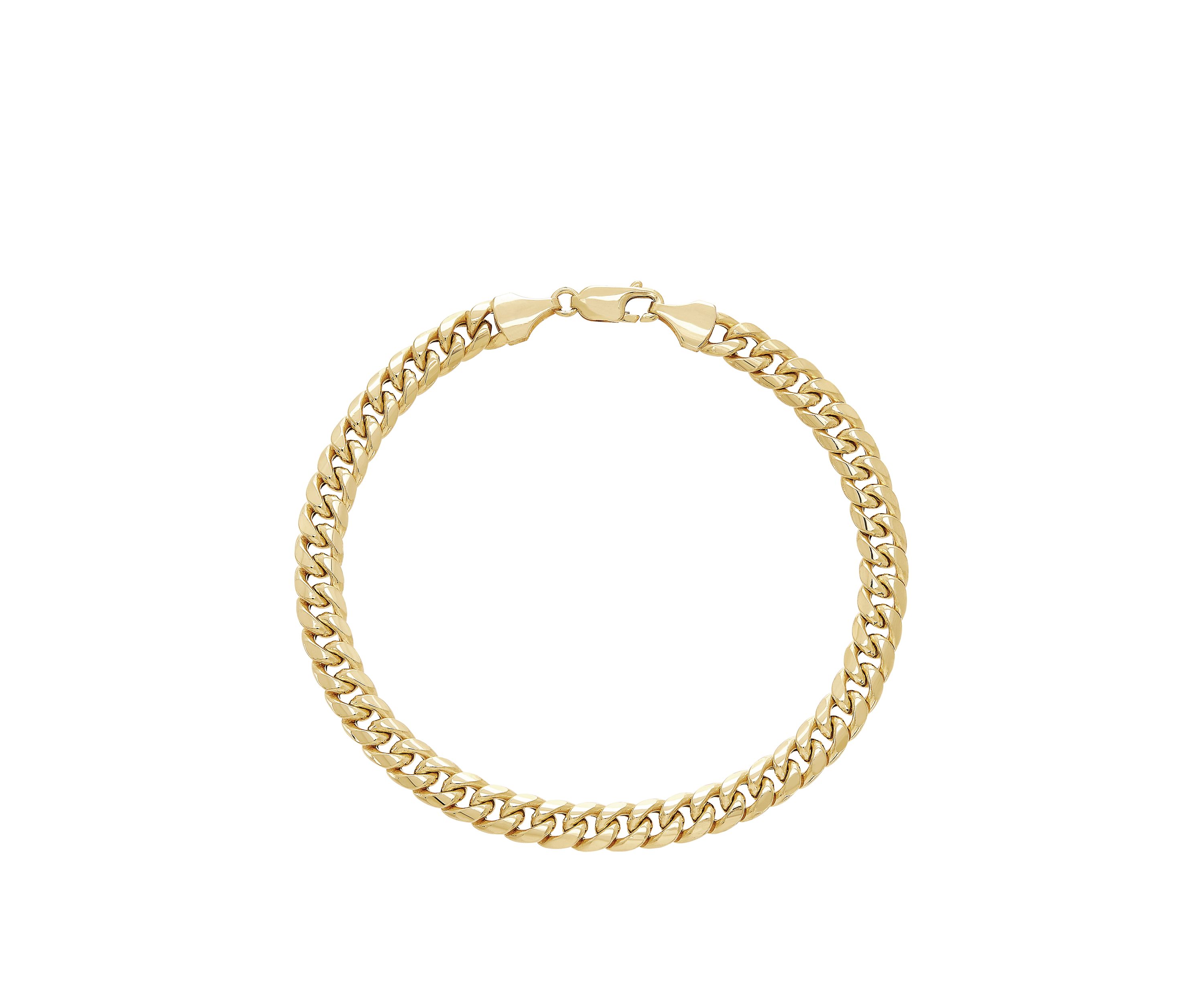 Cuban Bracelet in 10K Gold 