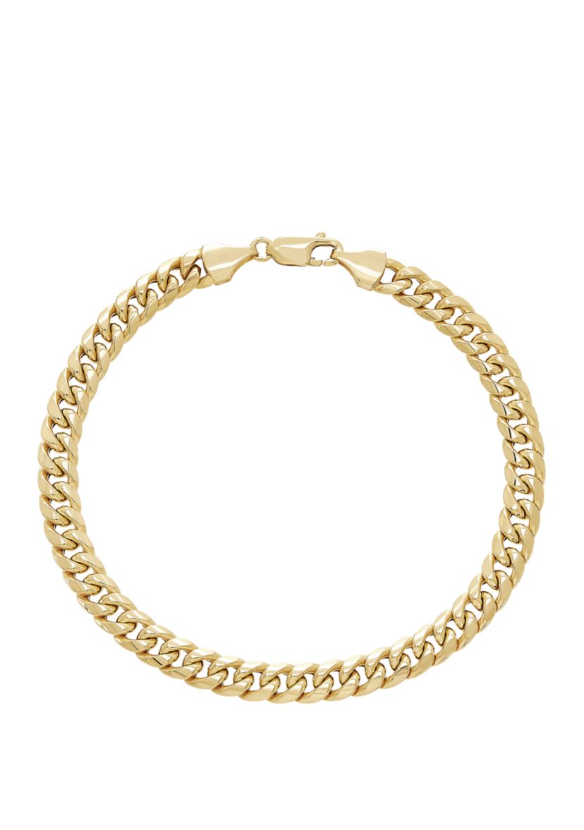 Cuban Bracelet in 10K Gold 