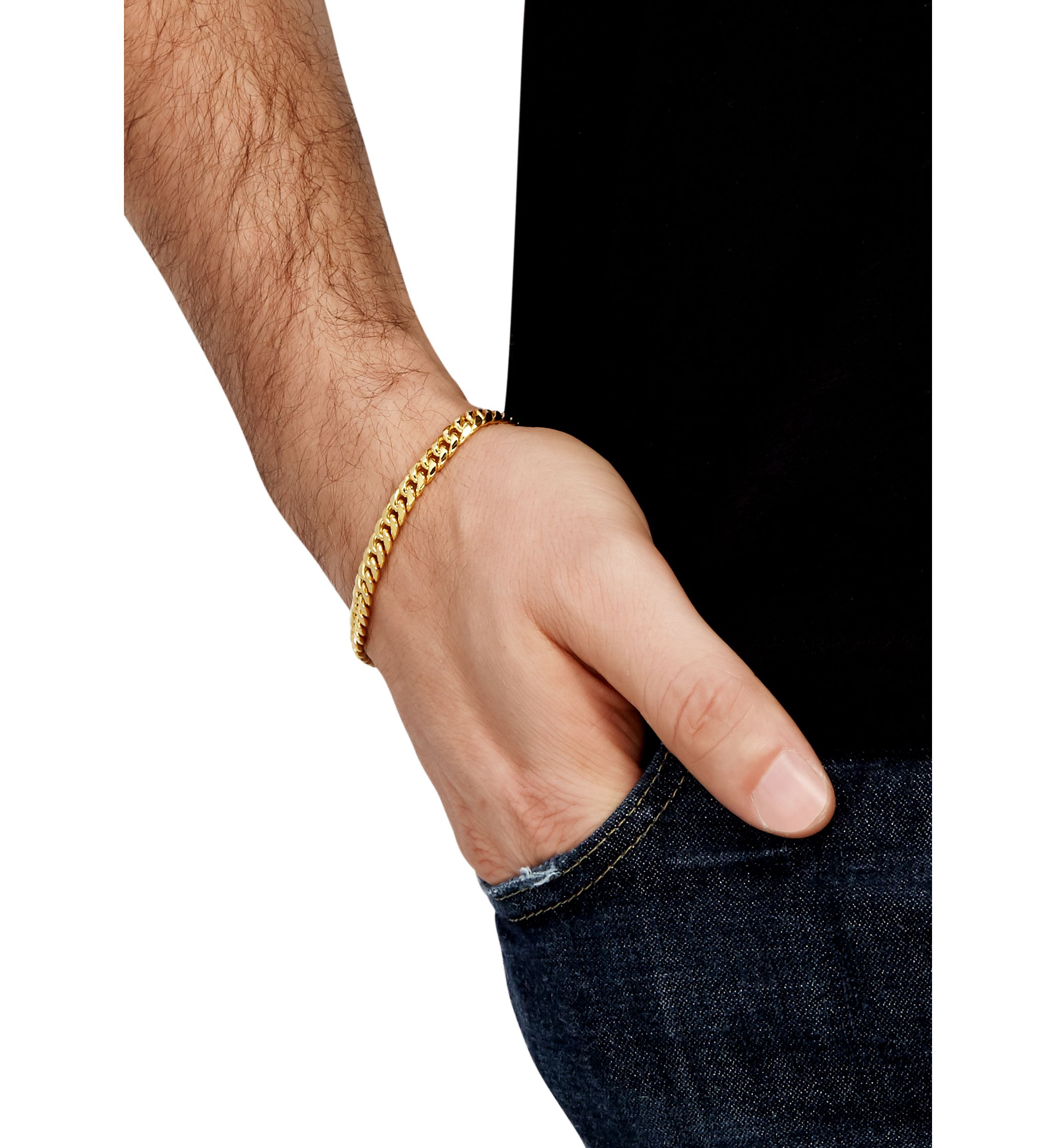 Cuban Bracelet in 10K Gold 