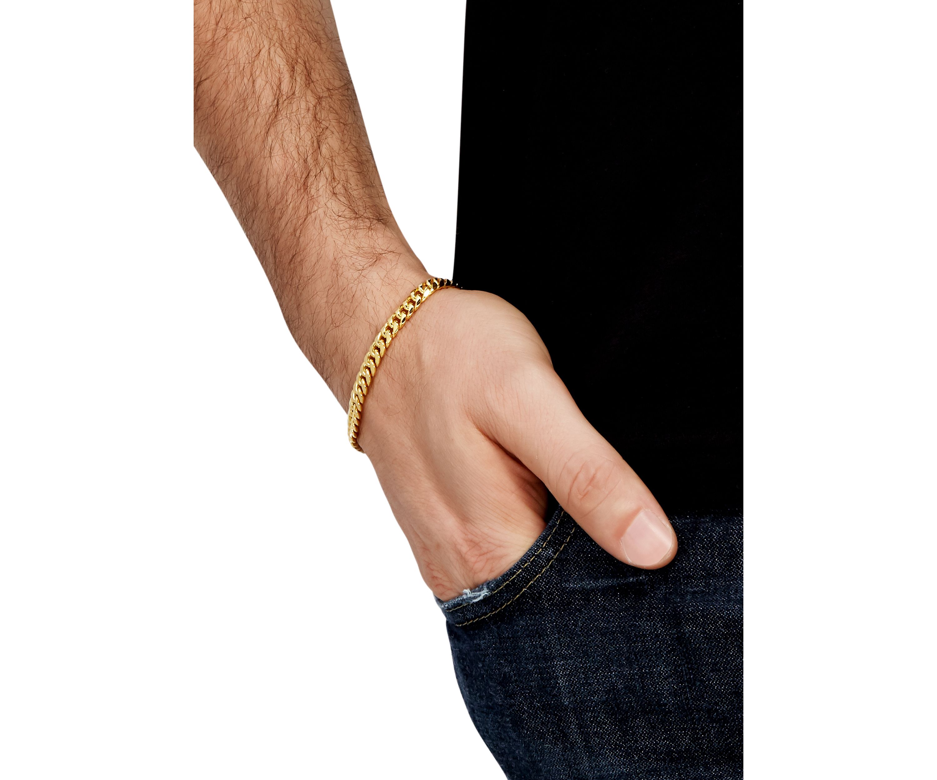 Cuban Bracelet in 10K Gold 