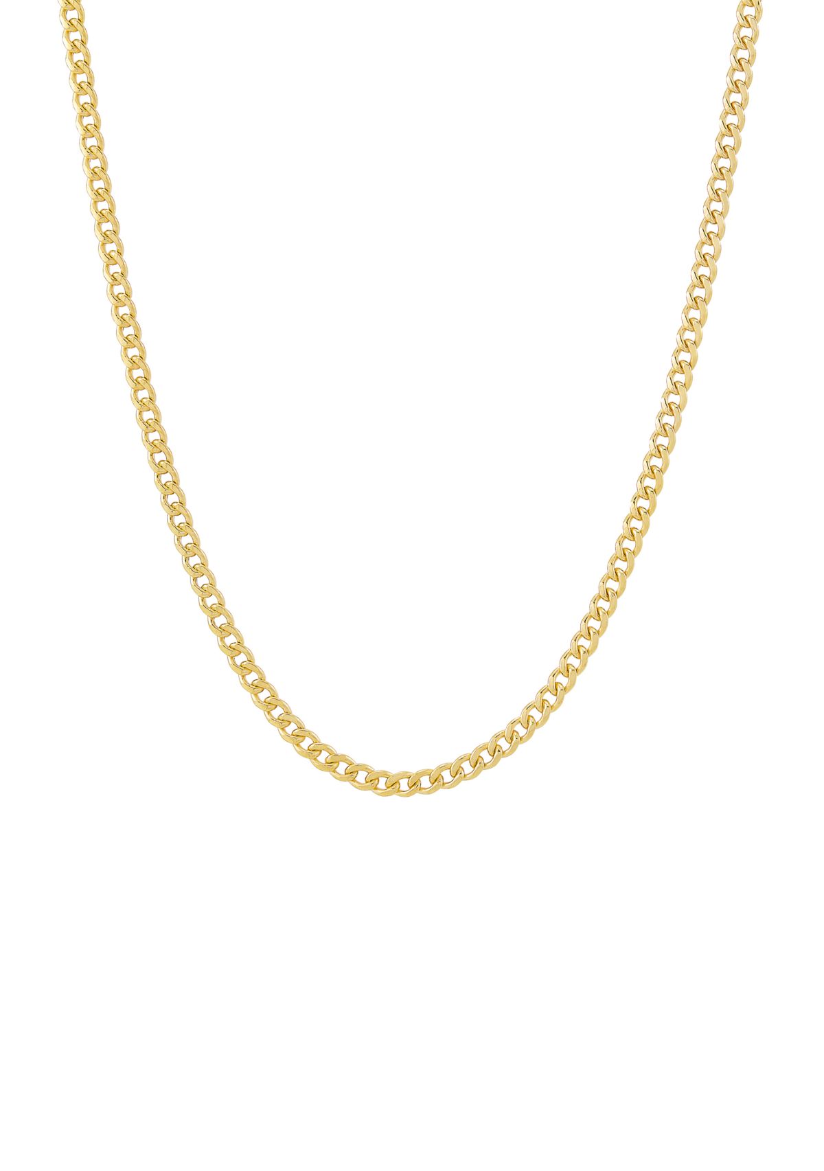 Cuban Chain Necklace in 10K Gold