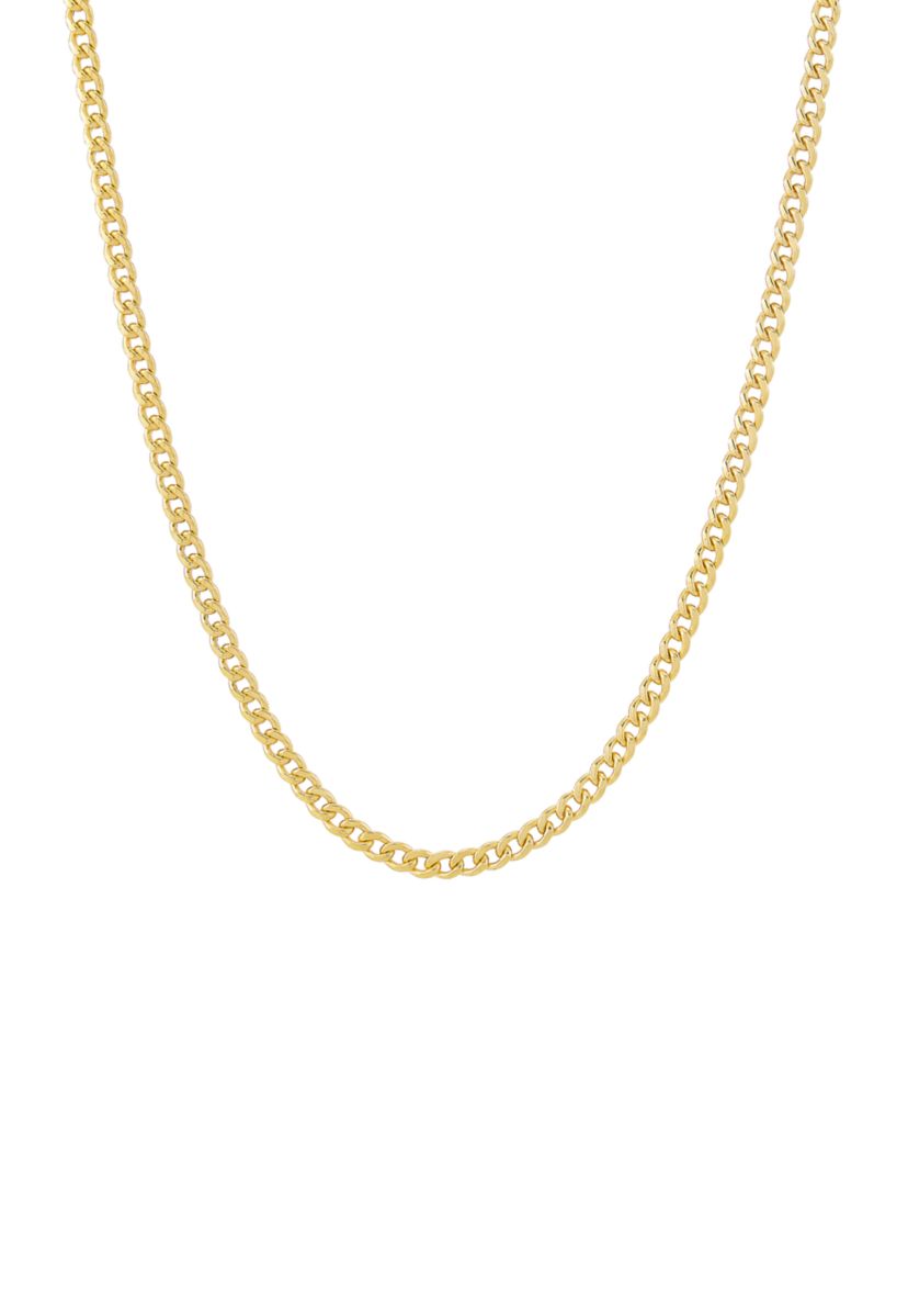 Cuban Chain Necklace in 10K Gold