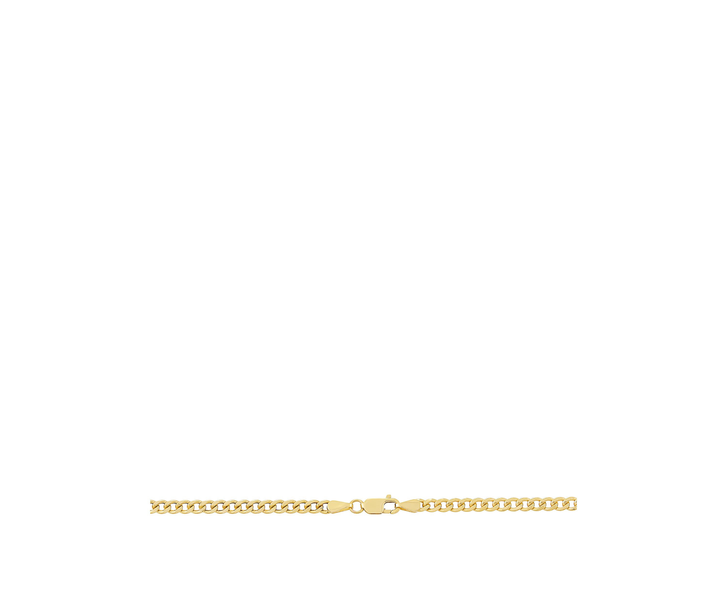 Cuban Chain Necklace in 10K Gold