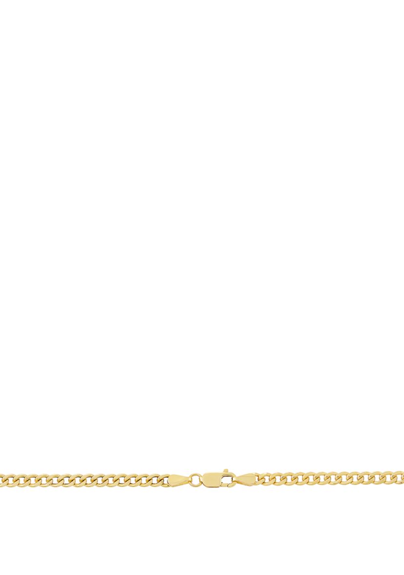 Cuban Chain Necklace in 10K Gold