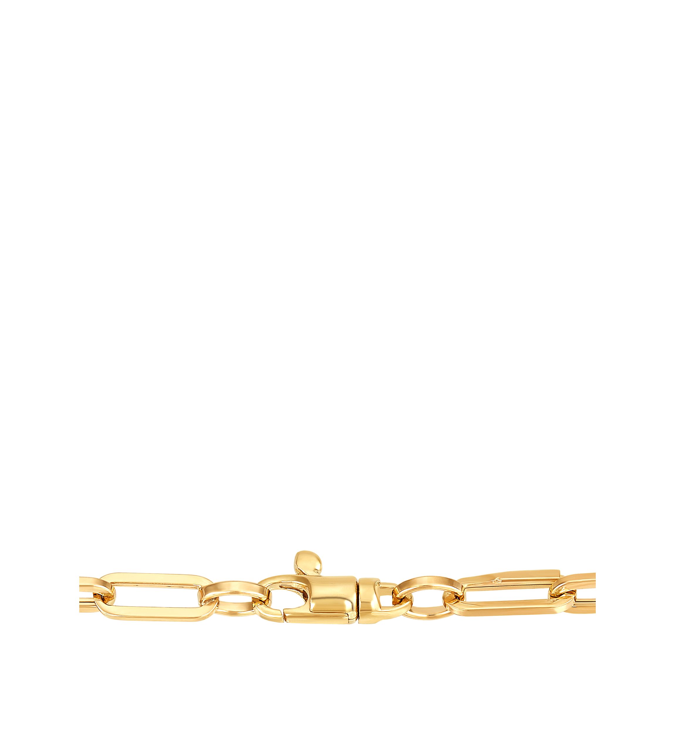 18 Inch Paper Clip Chain Necklace in 10K Yellow Gold 