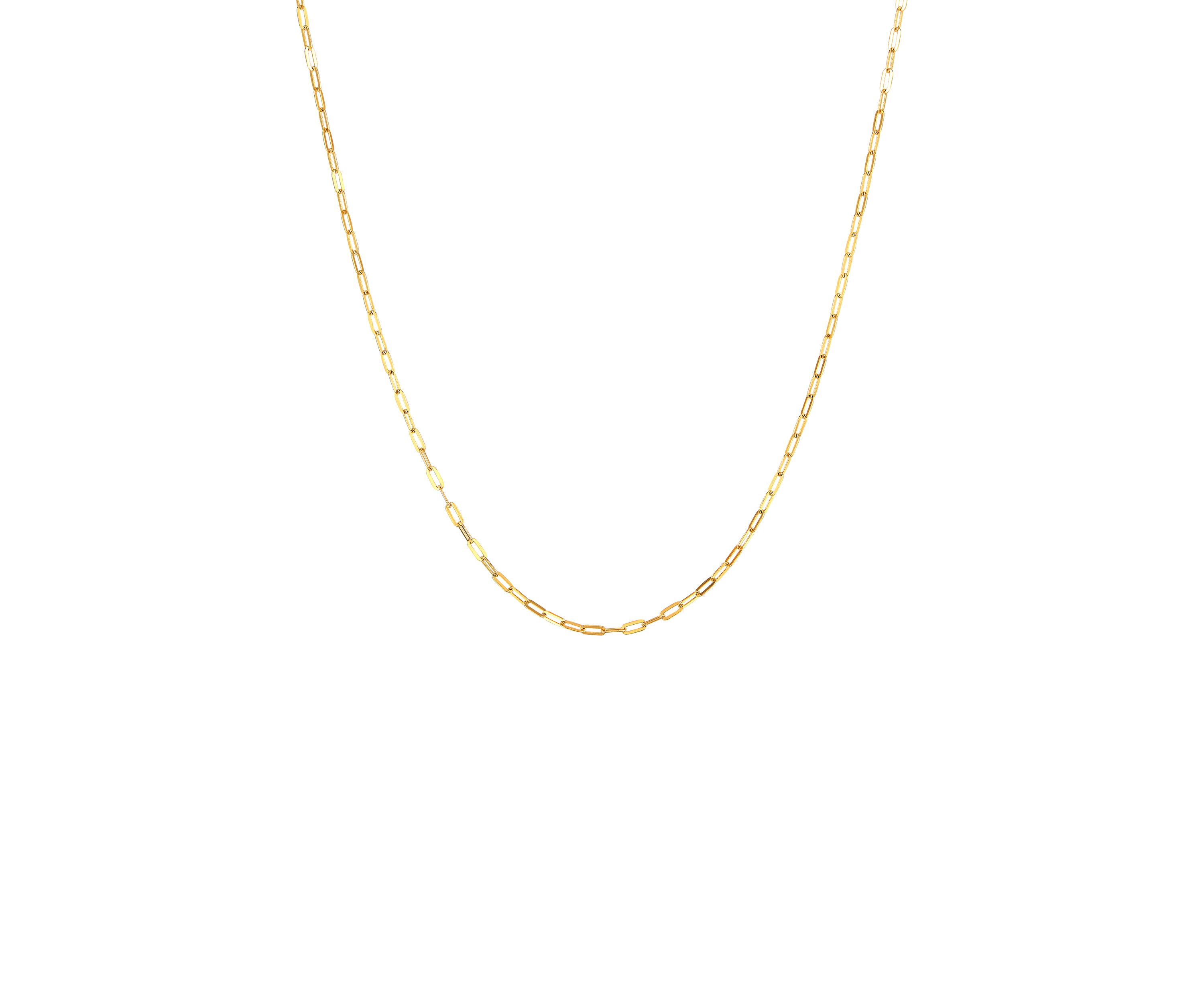 18 Inch Chain Necklace in 10K Yellow Gold 