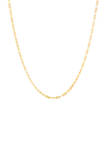 18 Inch Link Chain in 10K Yellow Gold 