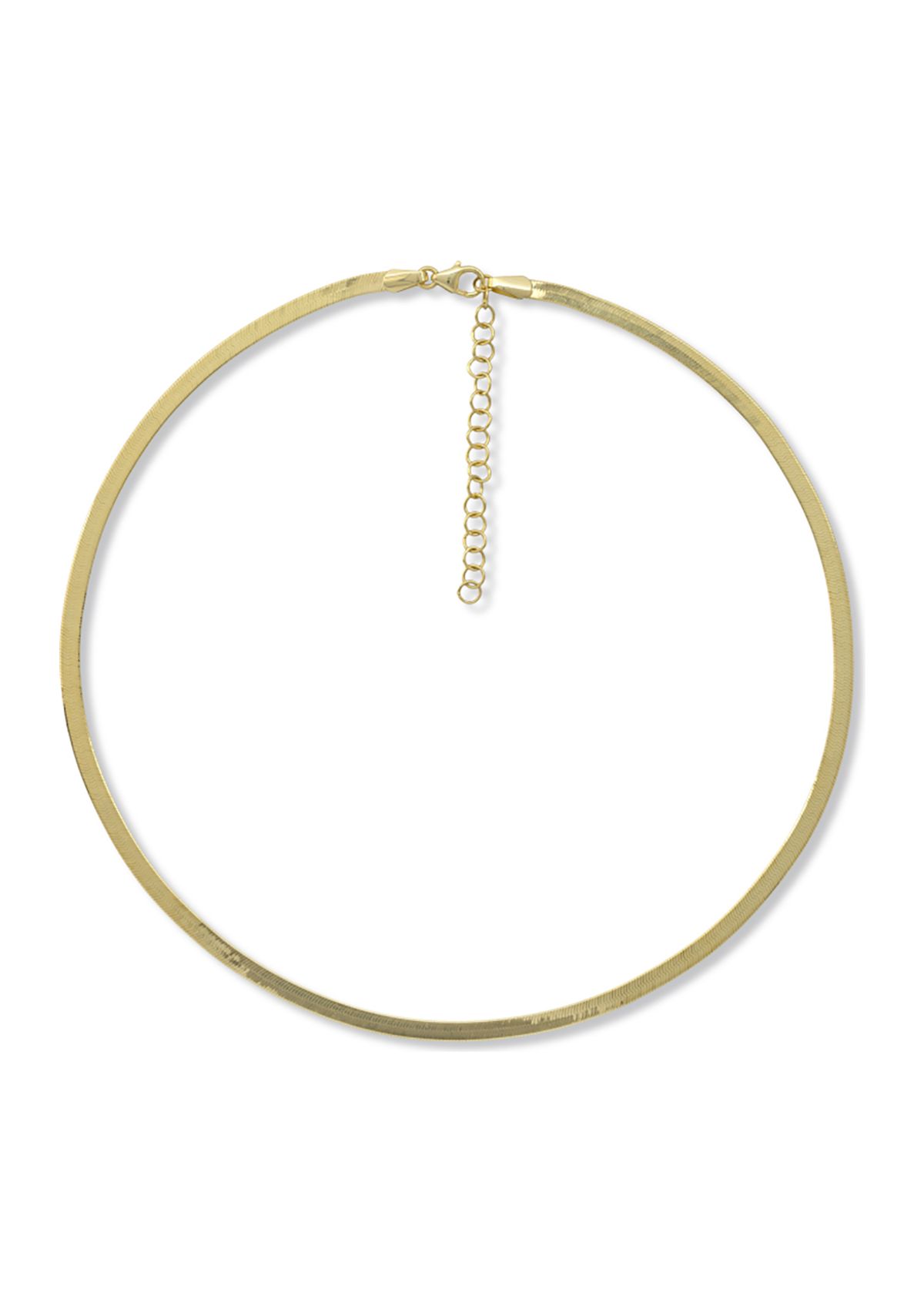 Herringbone Chain in 10K Yellow Gold