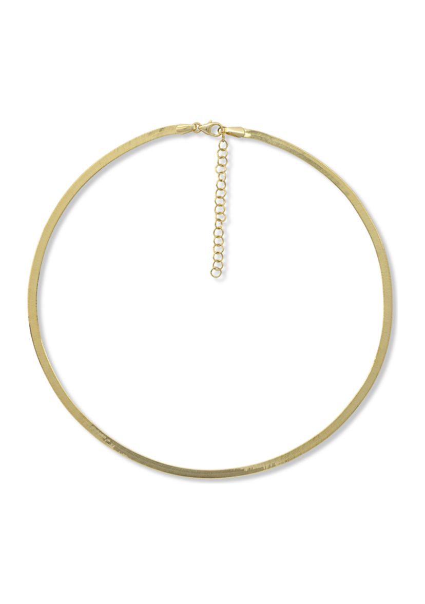 Herringbone Chain in 10K Yellow Gold