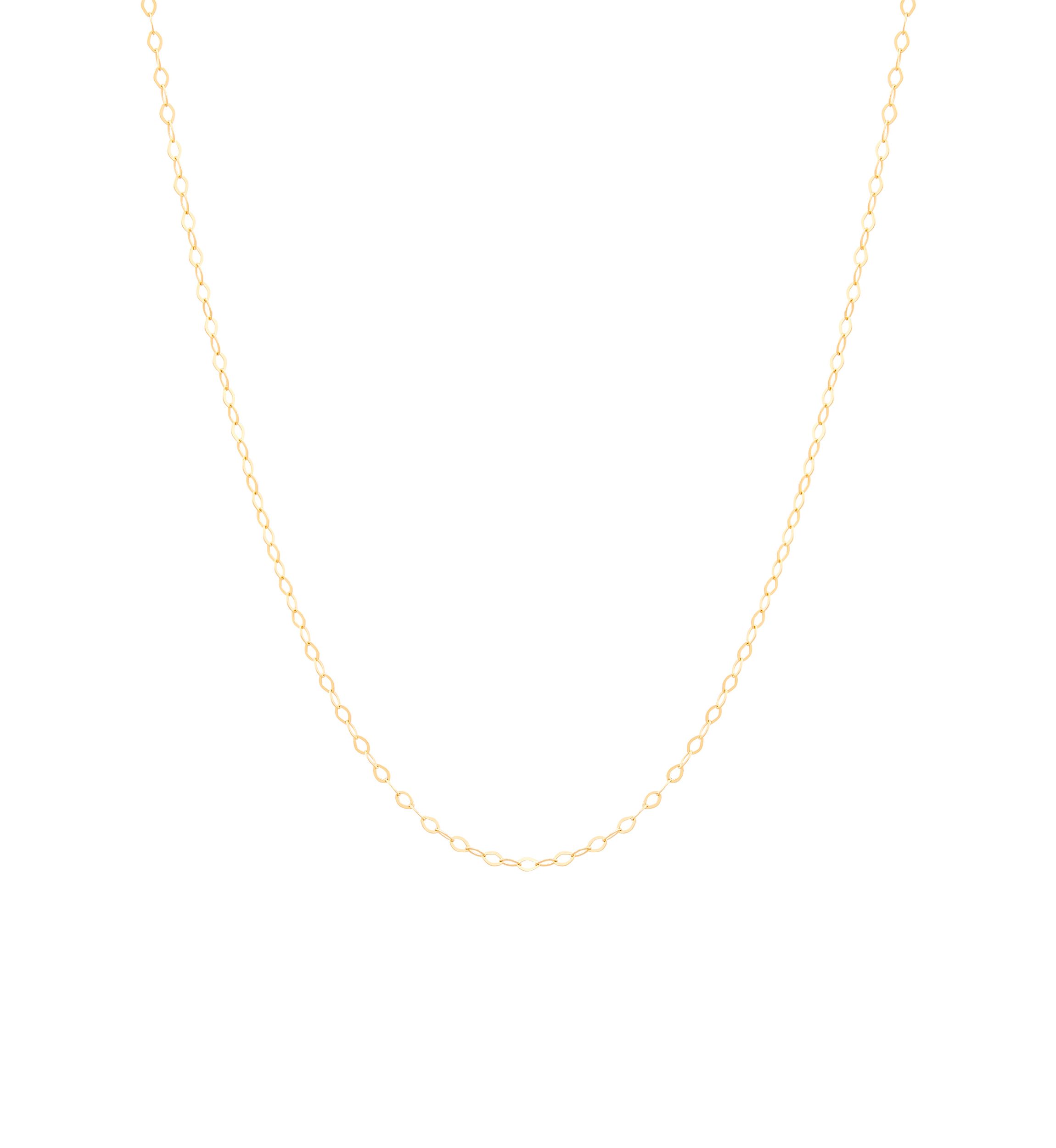 Cable Chain Necklace in 10K Yellow Gold
