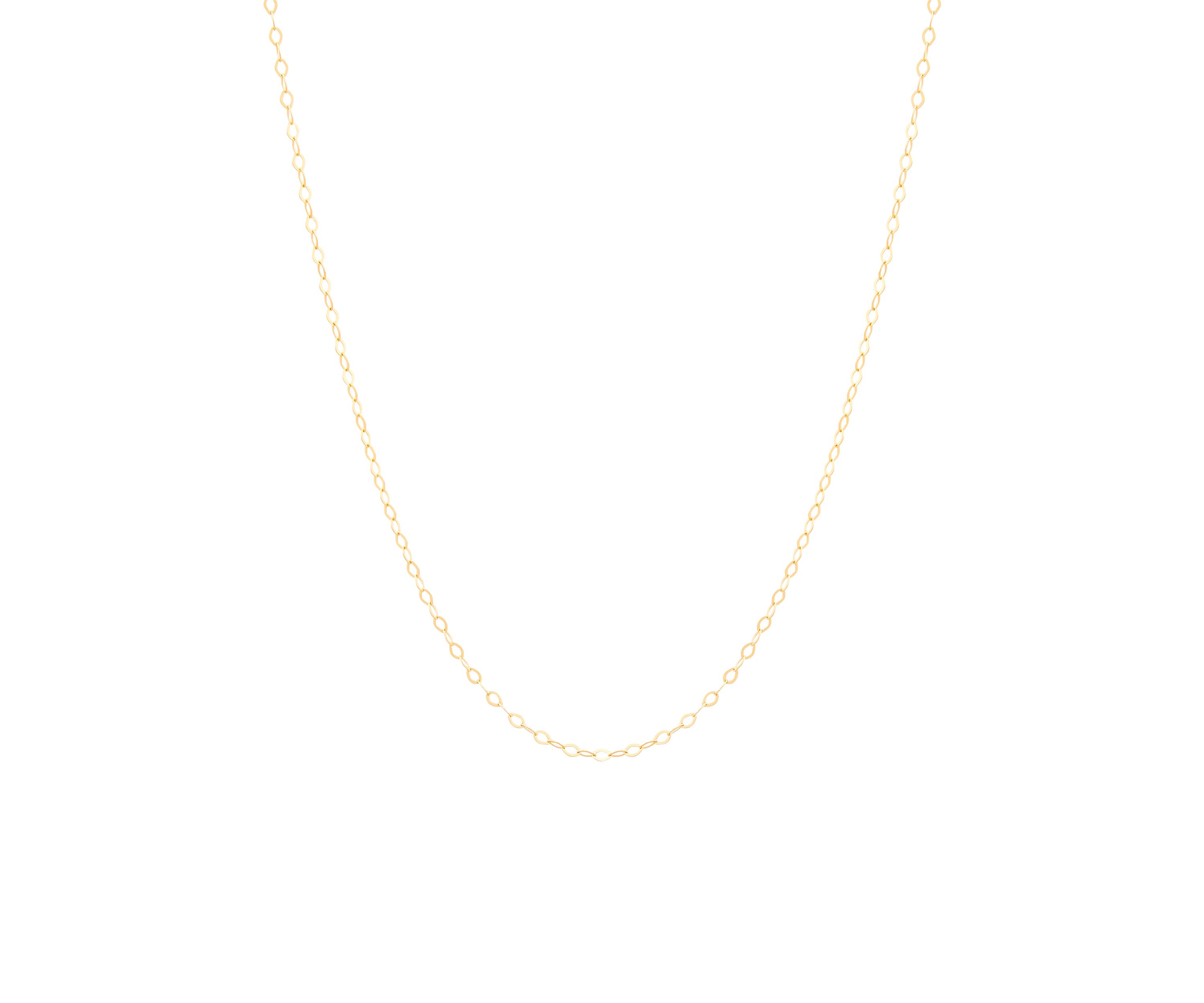 Cable Chain Necklace in 10K Yellow Gold