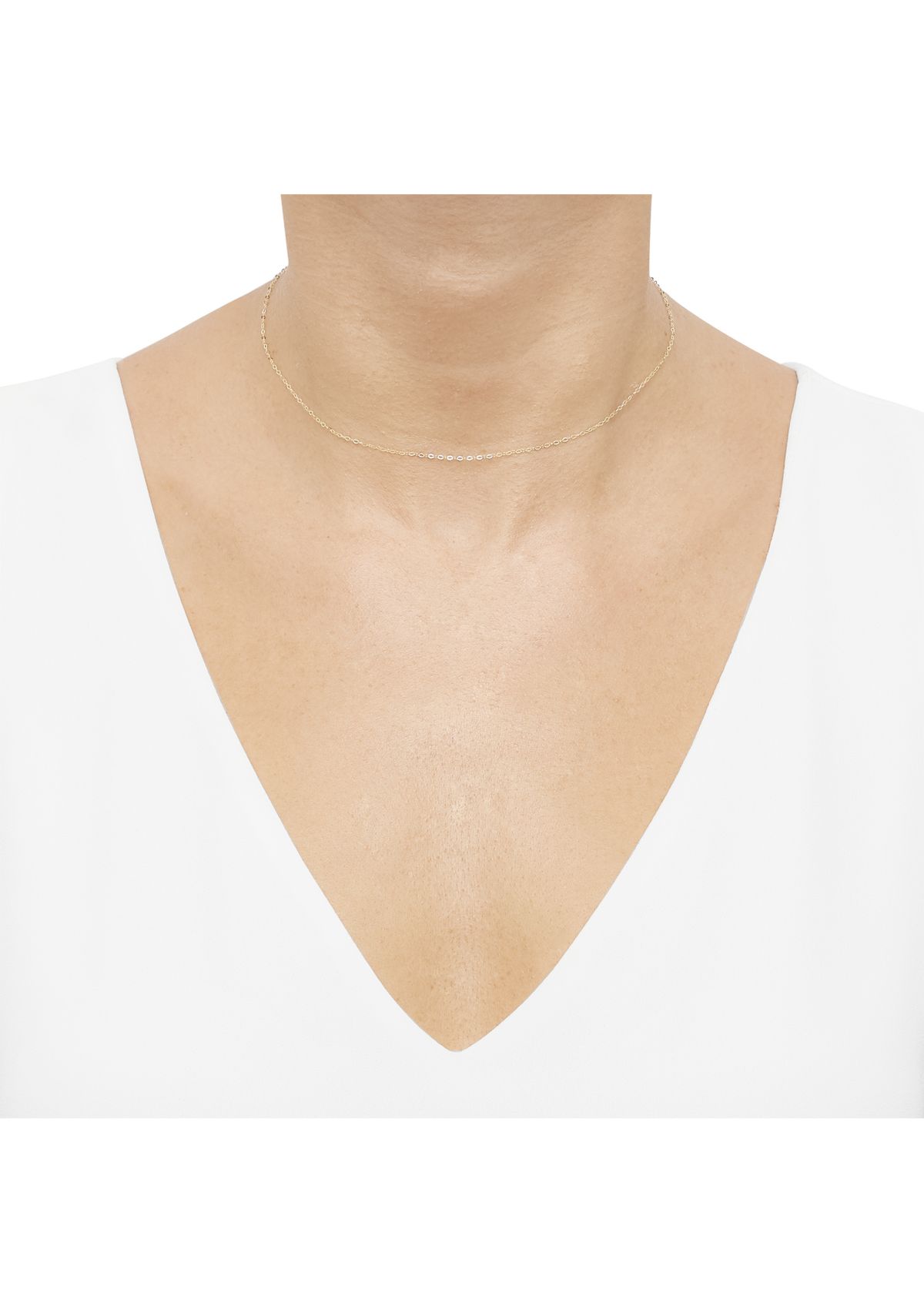 Cable Chain Necklace in 10K Yellow Gold