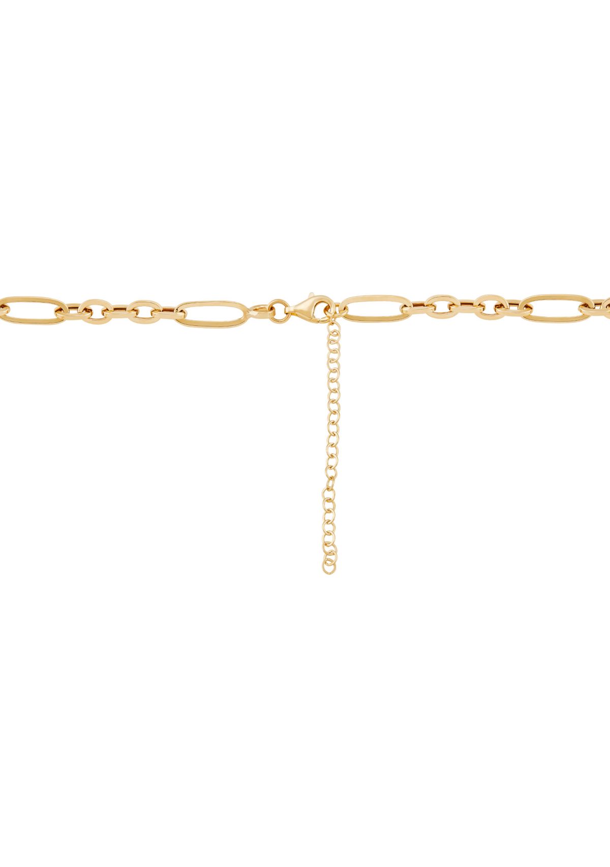 4.5 Millimeter Figaro Chain Necklace in 10K Yellow Gold