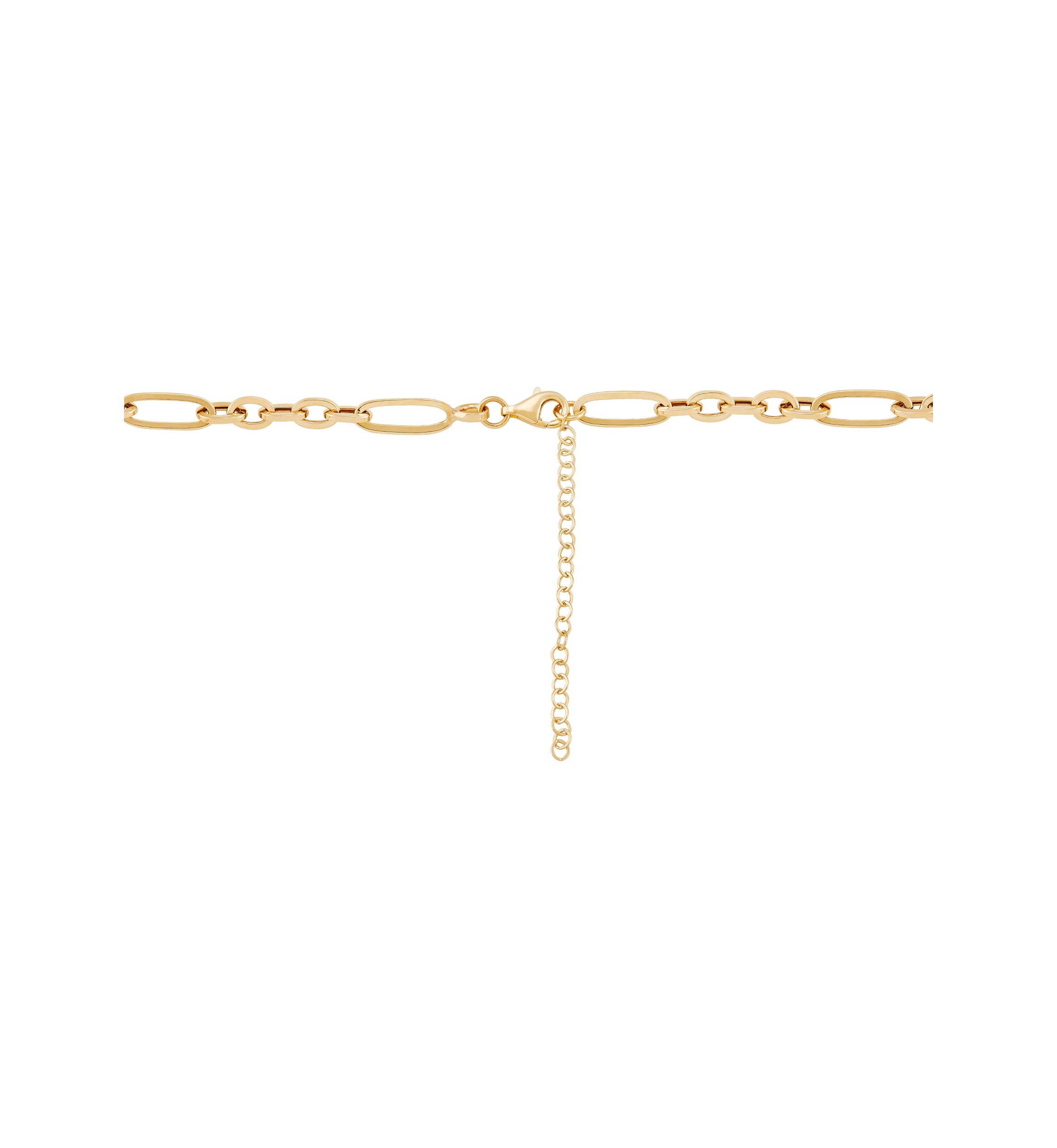 4.5 Millimeter Figaro Chain Necklace in 10K Yellow Gold