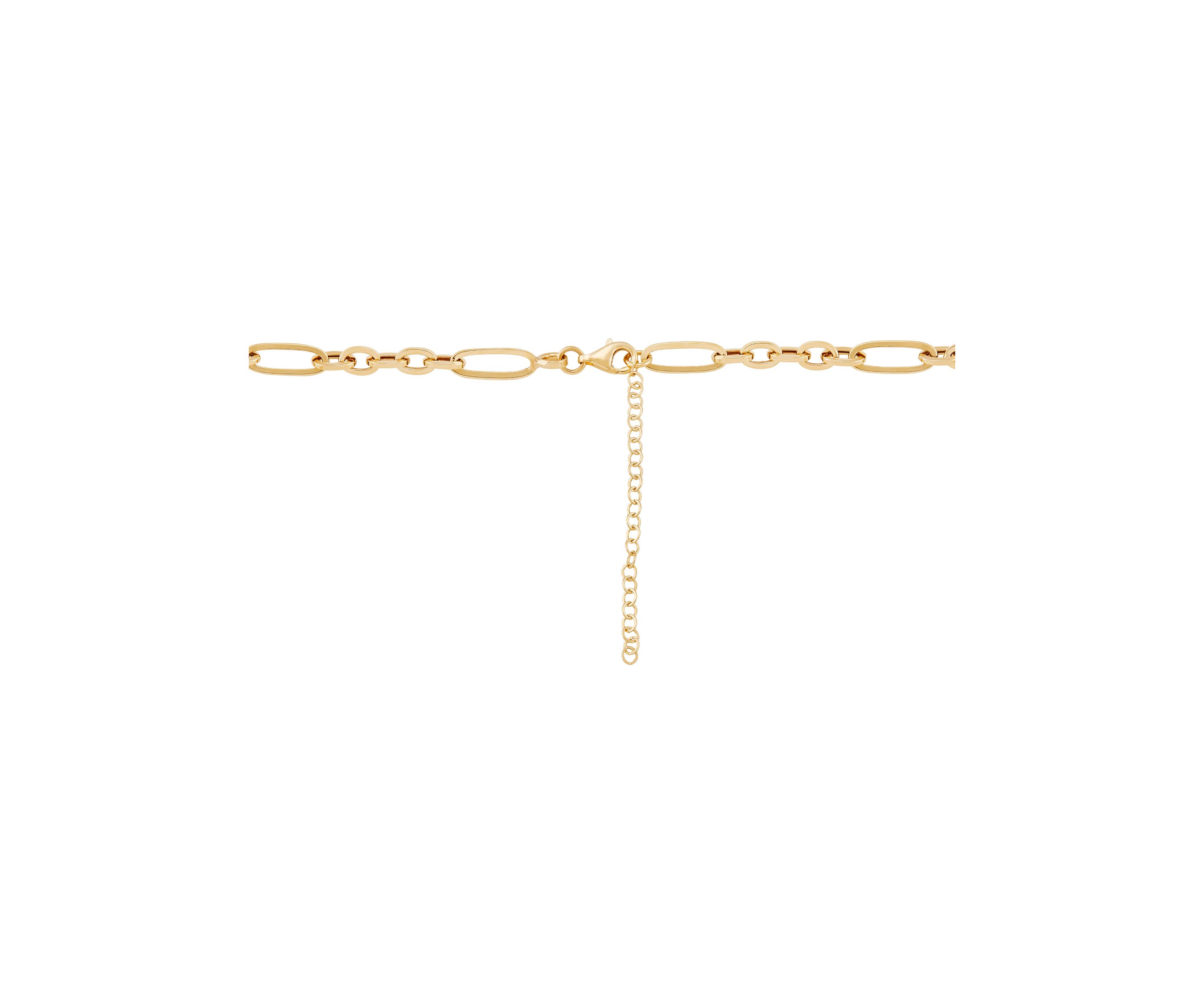 4.5 Millimeter Figaro Chain Necklace in 10K Yellow Gold