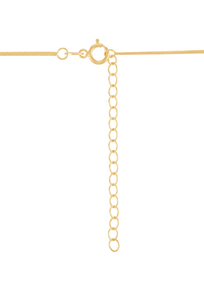 Micro Herringbone Chain in 10K Yellow Gold