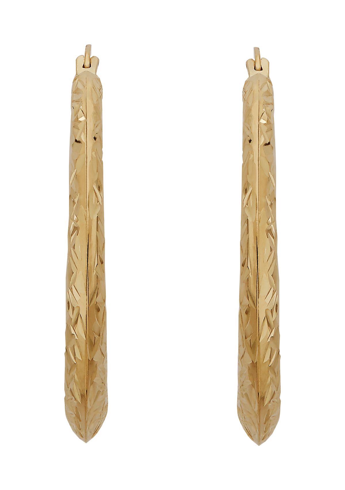 Hoop Earrings in 10K Yellow Gold