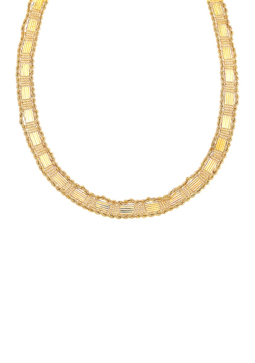 Double Rope Chain in 10K Yellow Gold