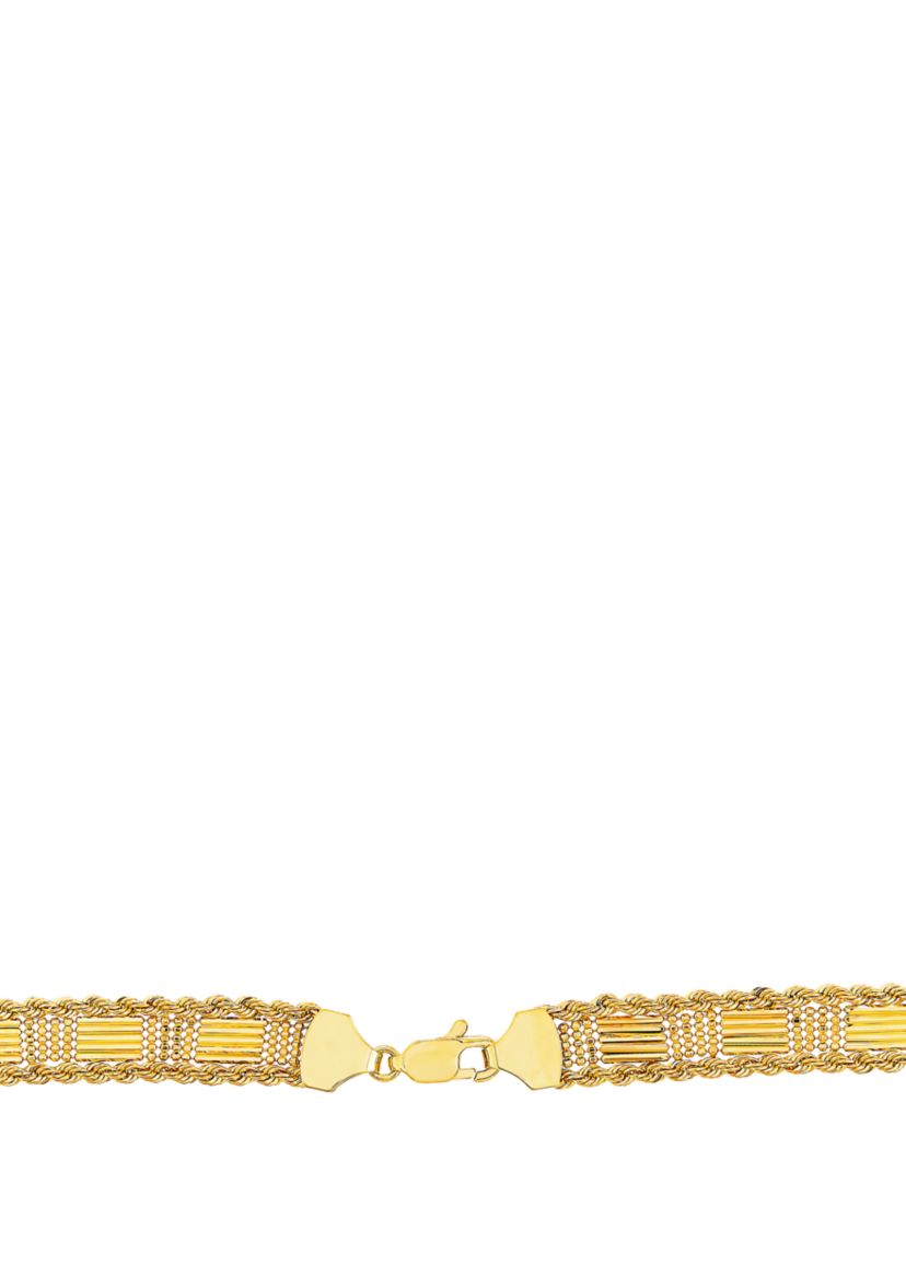 Double Rope Chain in 10K Yellow Gold
