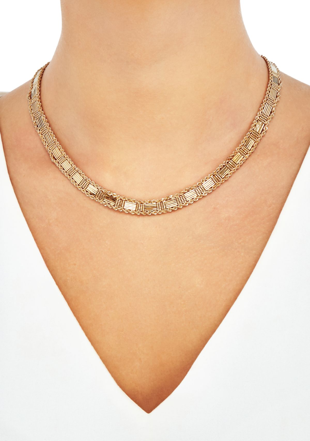 Double Rope Chain in 10K Yellow Gold