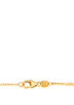 Double Layer Chain Necklace in 10K Yellow Gold 