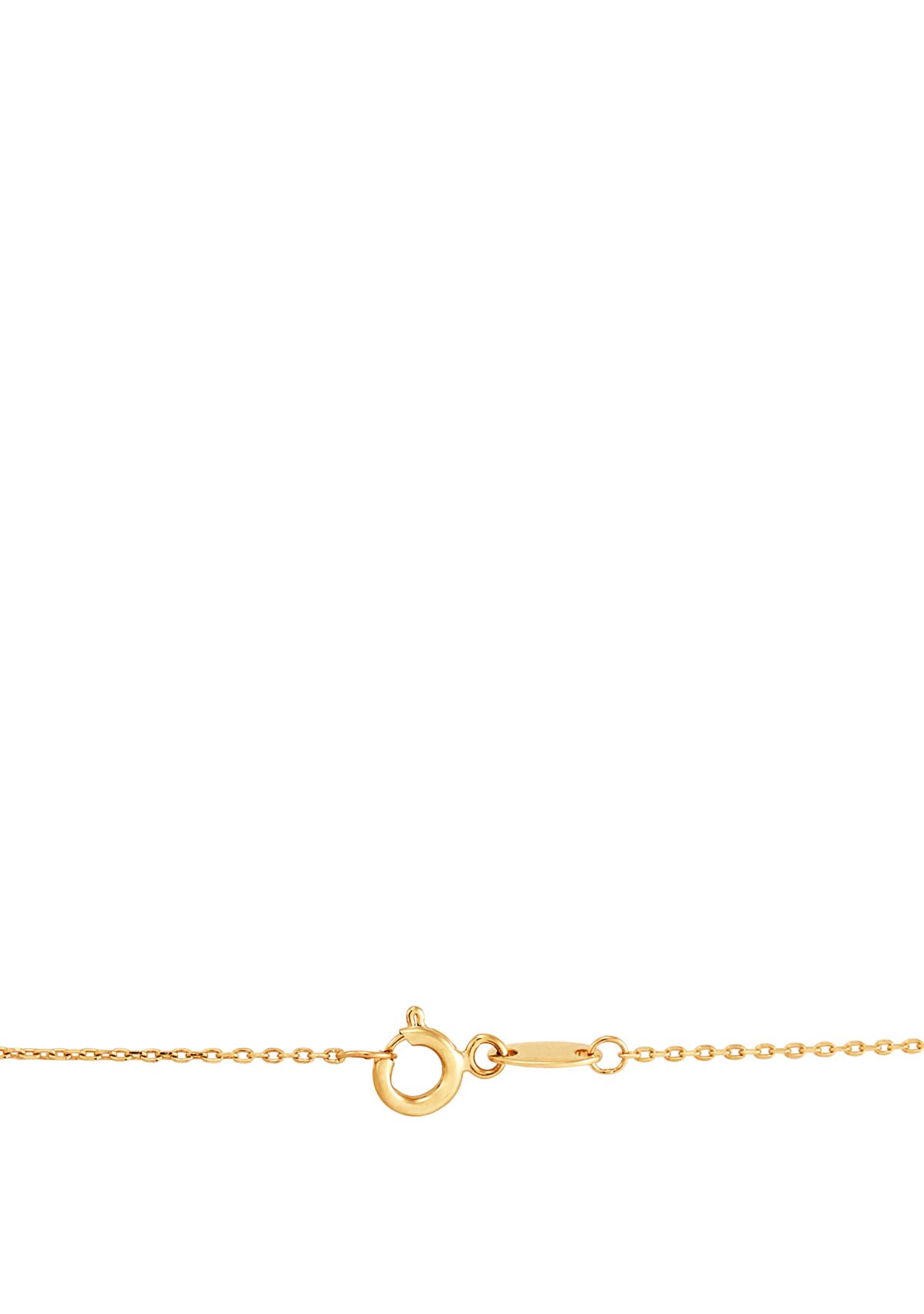Cross Chain Necklace in 10K Yellow Gold 