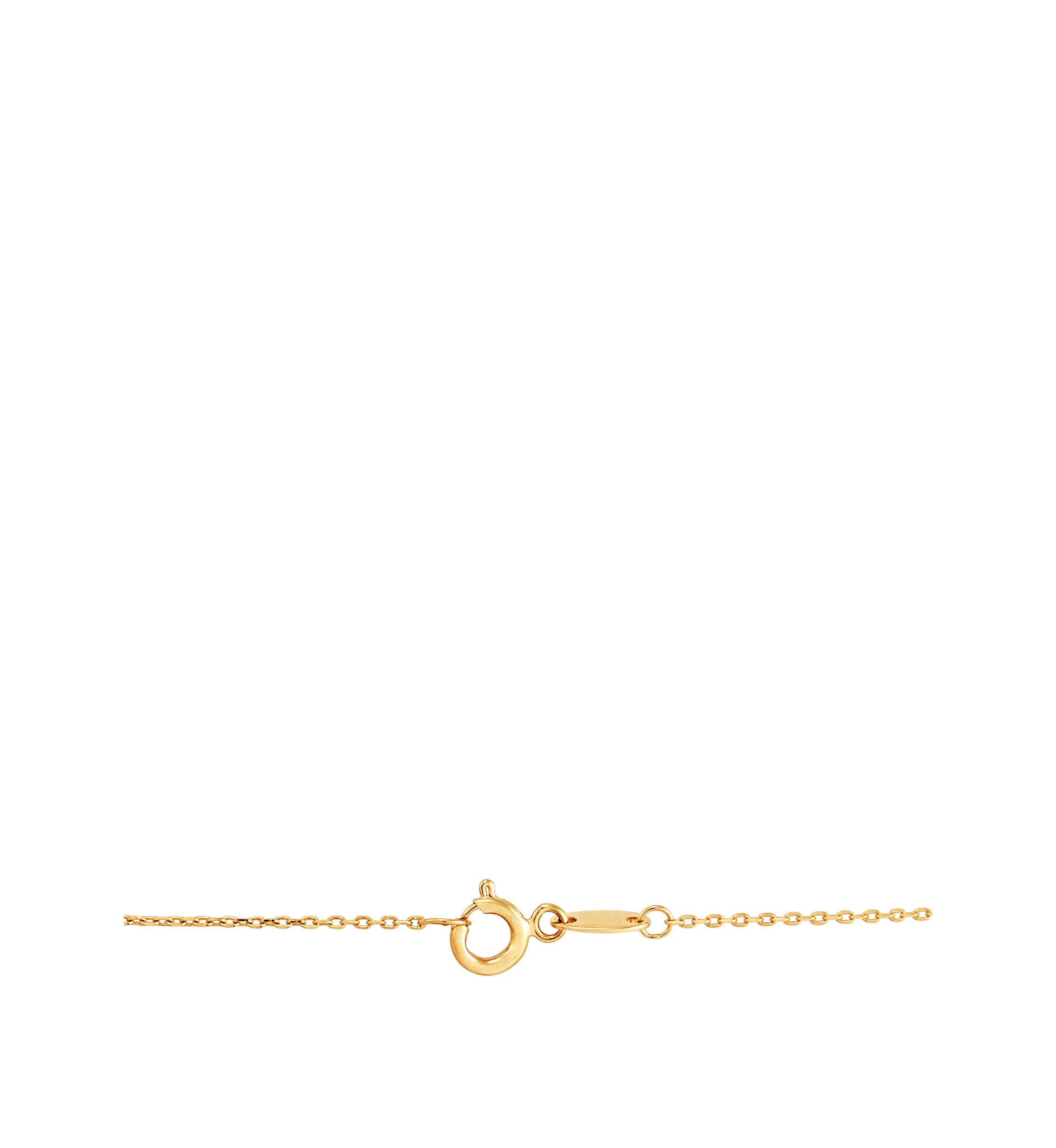 Cross Chain Necklace in 10K Yellow Gold 