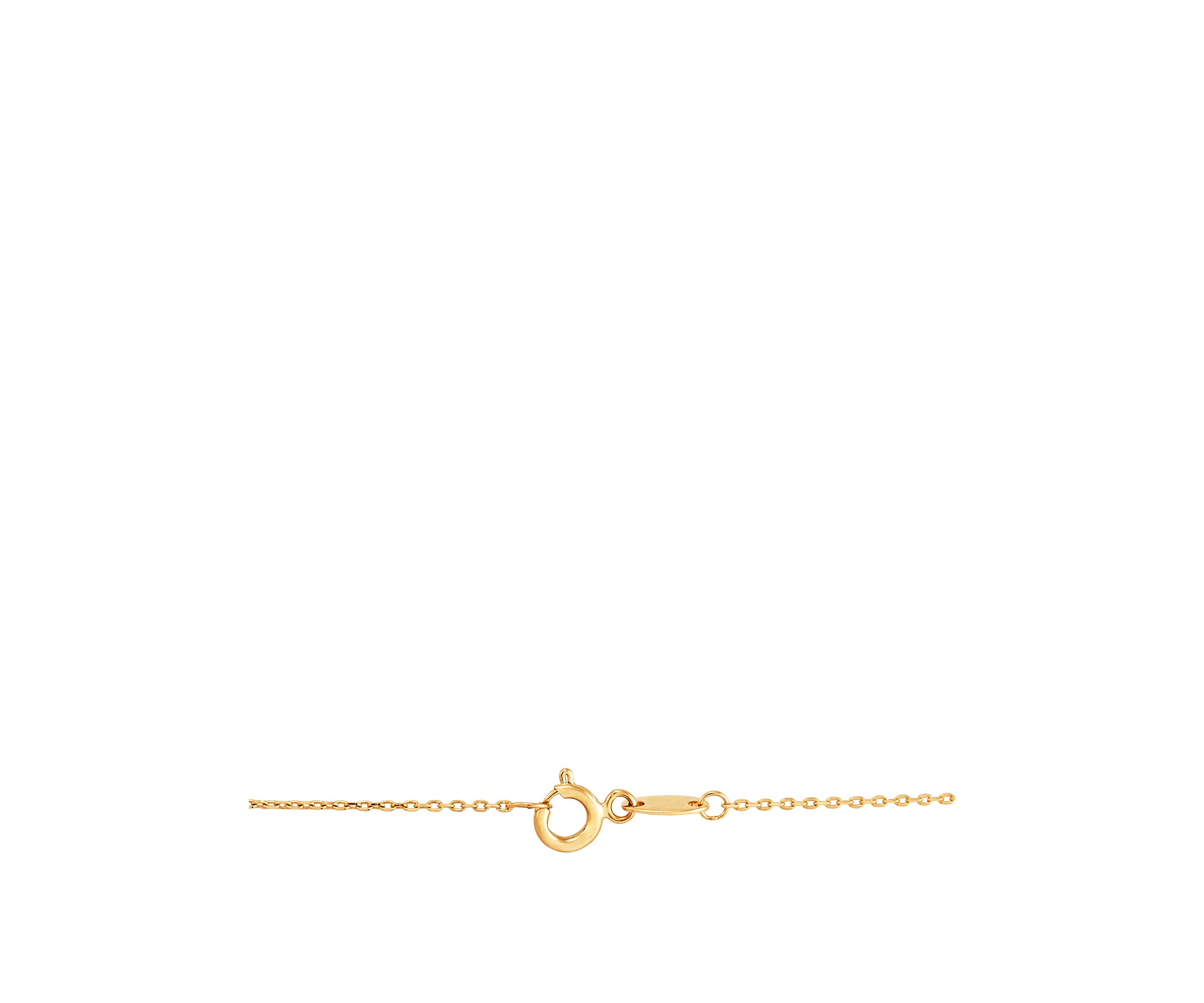 Cross Chain Necklace in 10K Yellow Gold 
