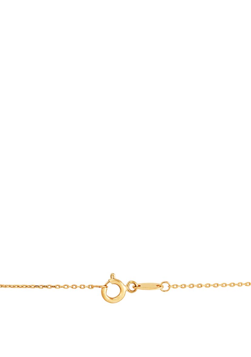 Cross Chain Necklace in 10K Yellow Gold 