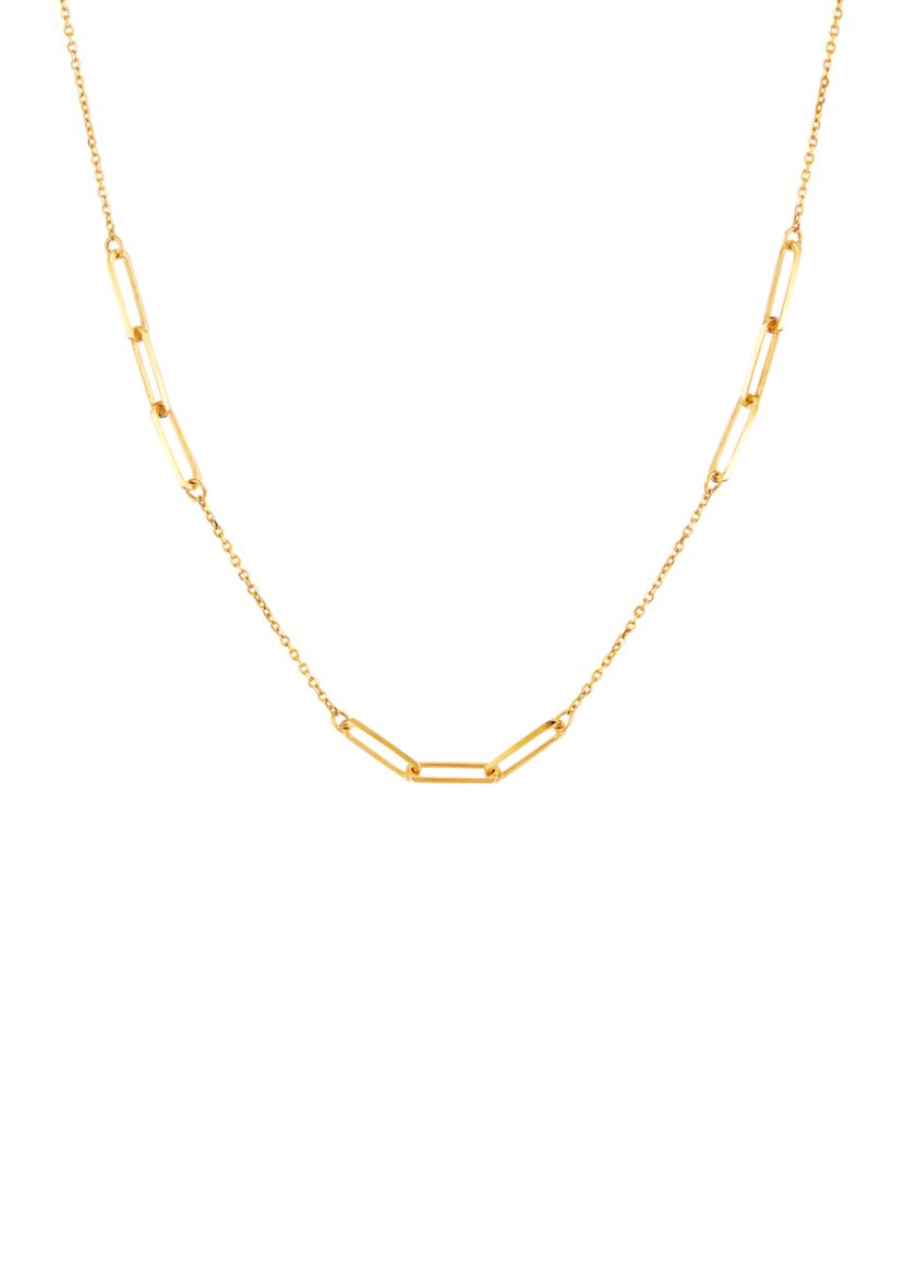 Link Chain Necklace in 10K Yellow Gold 