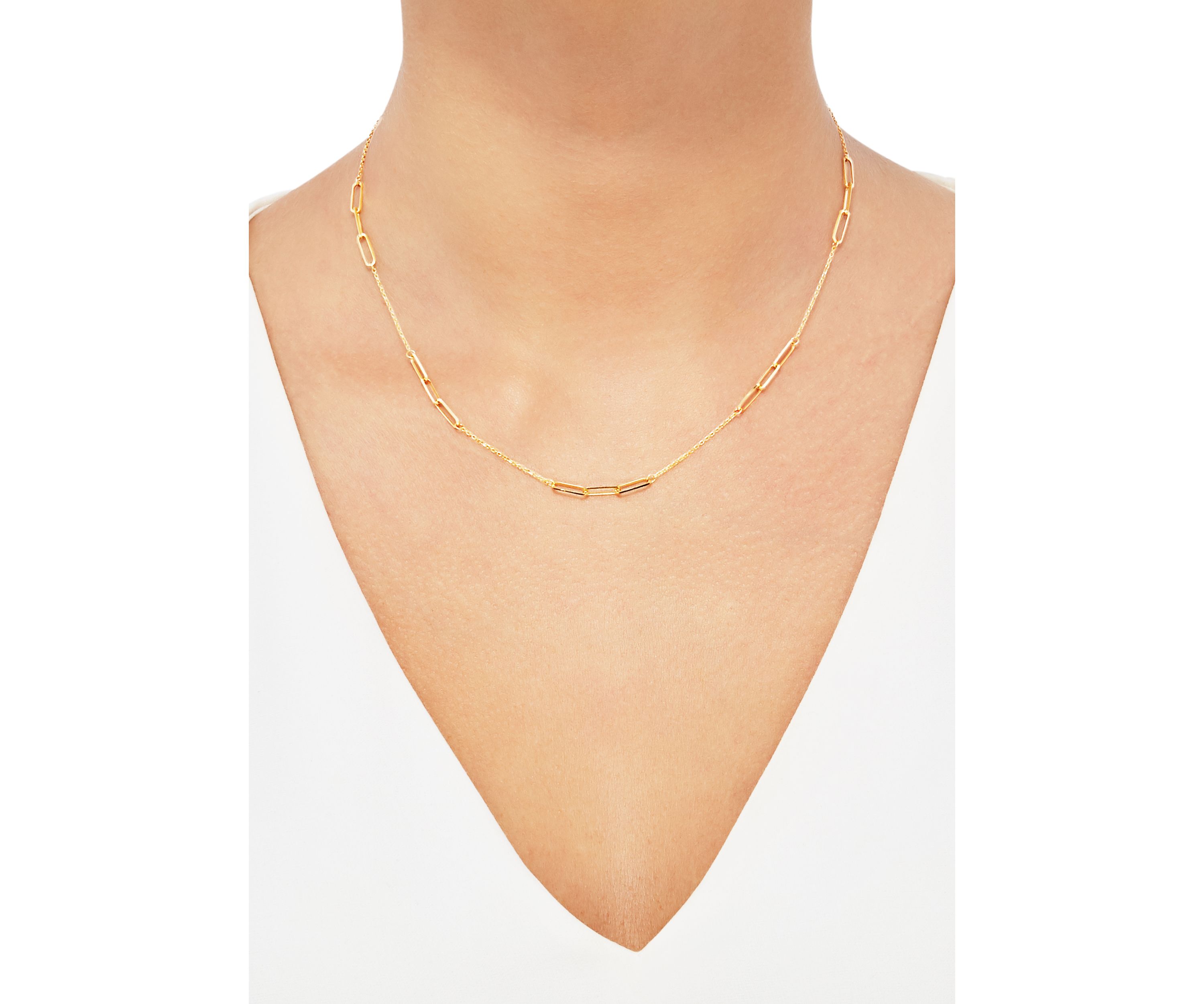 Link Chain Necklace in 10K Yellow Gold 