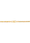 Hollow Double Layered Tube Station Necklace in 10K Yellow Gold