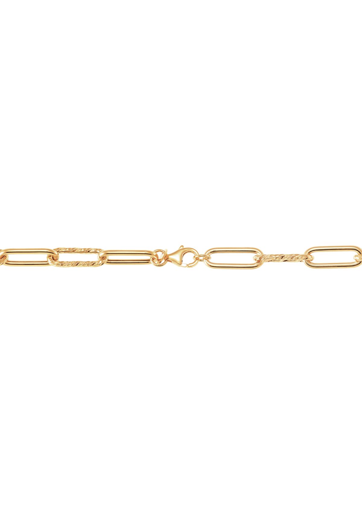 Paperclip Necklace in 10K Yellow Gold