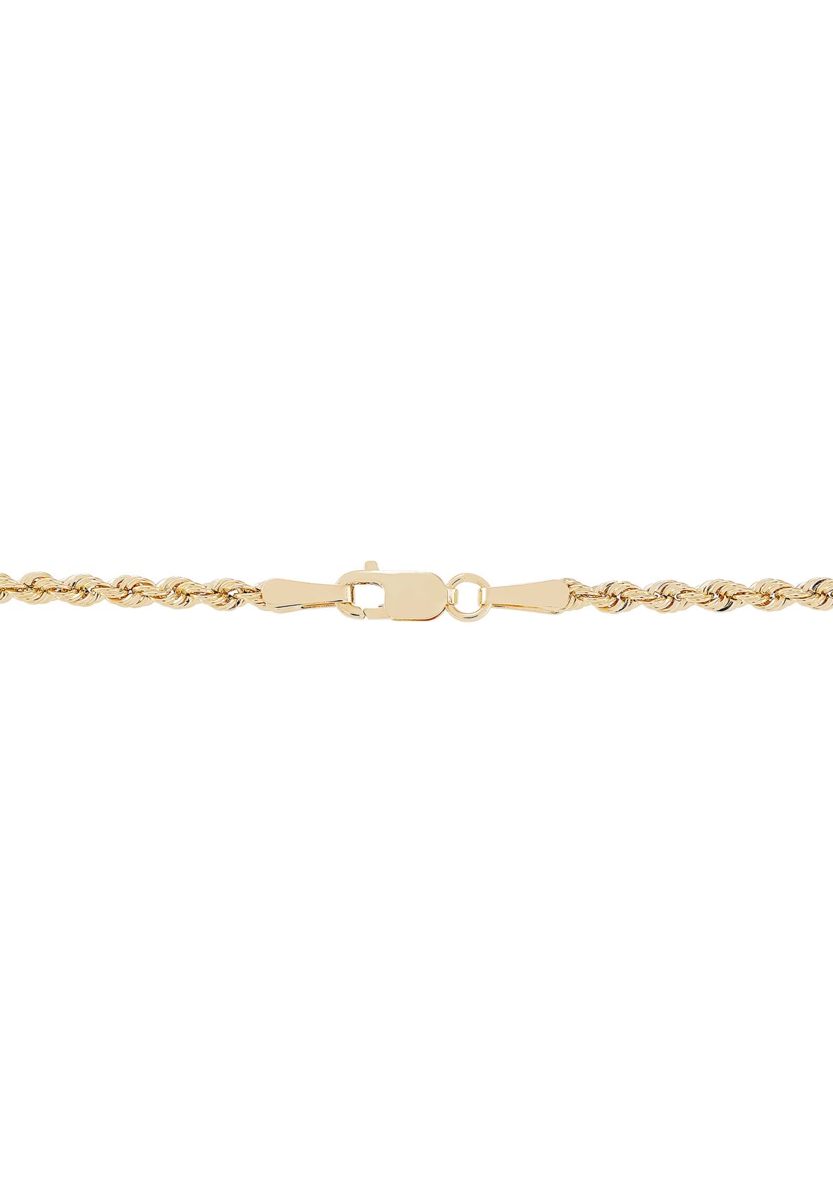 Lock with Keyhole Necklace in 10K Yellow Gold