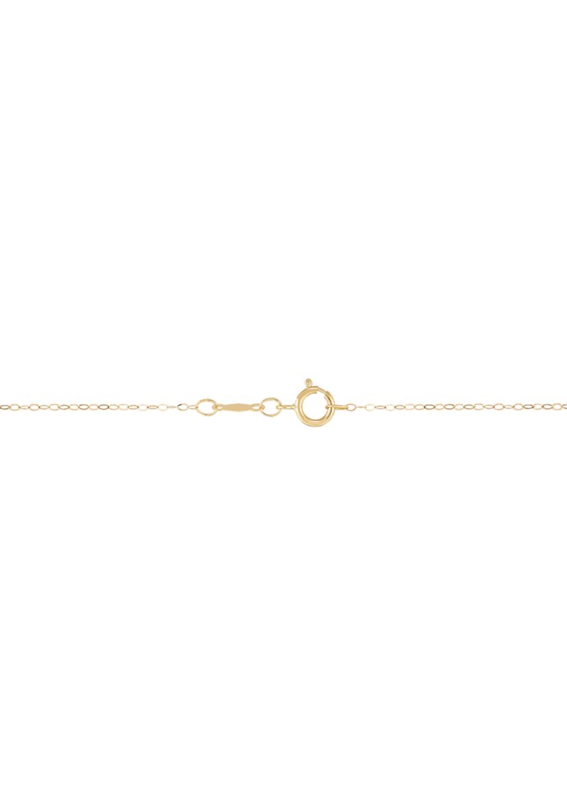 Station On Mom Necklace in 10K Yellow Gold