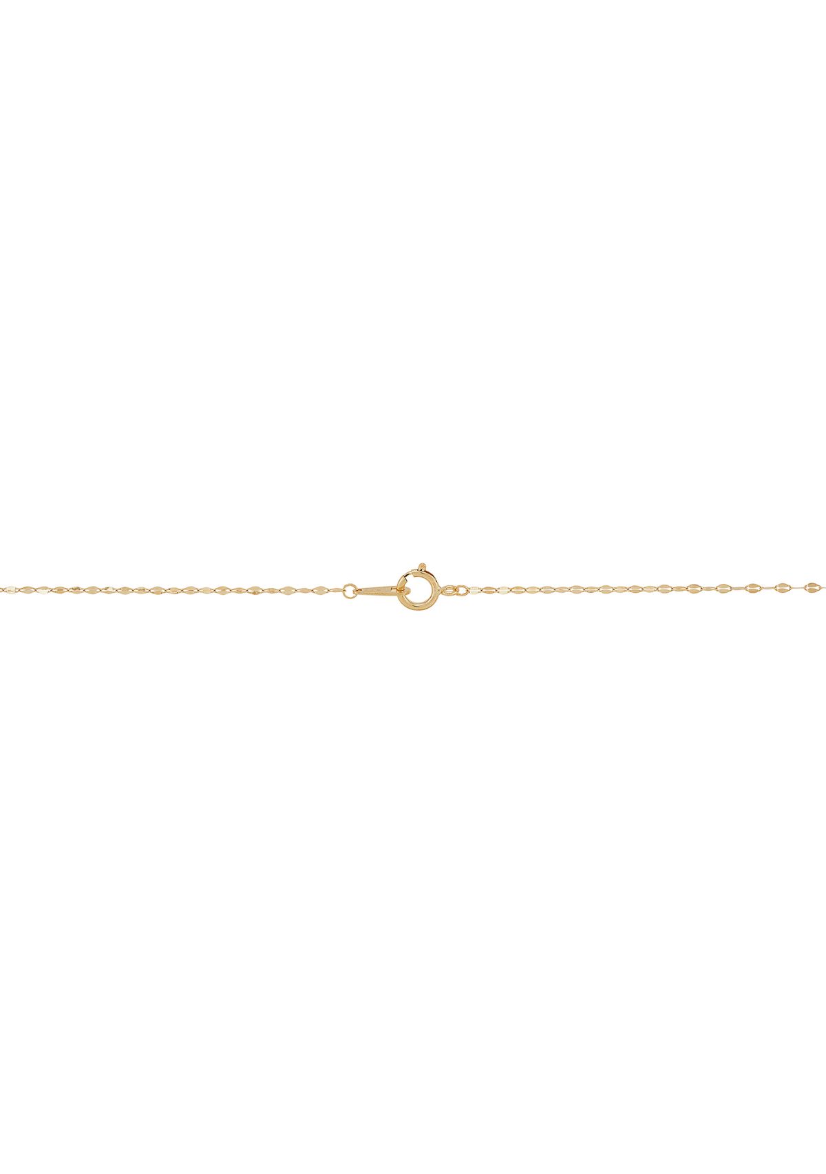 Long 2 Bar Drop Necklace in 10K Yellow Gold