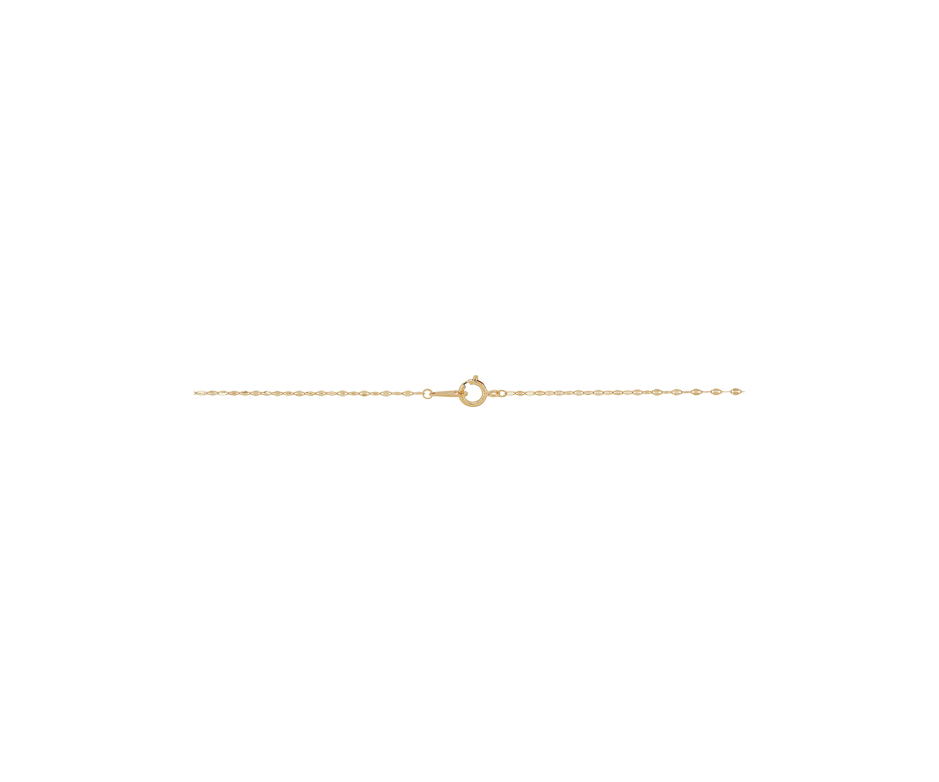 Long 2 Bar Drop Necklace in 10K Yellow Gold