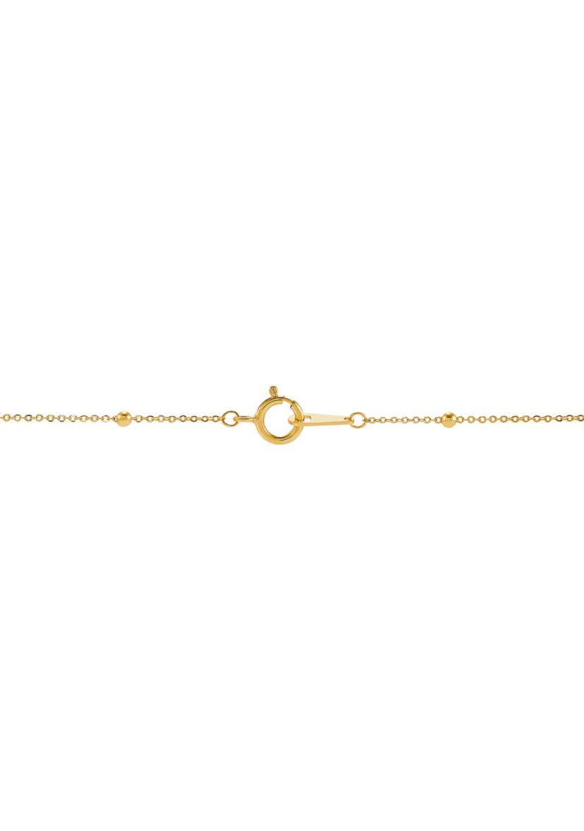 Sunburst Disk Cross Pendant Necklace with 18" Cable Chain in 10K Yellow and White Gold