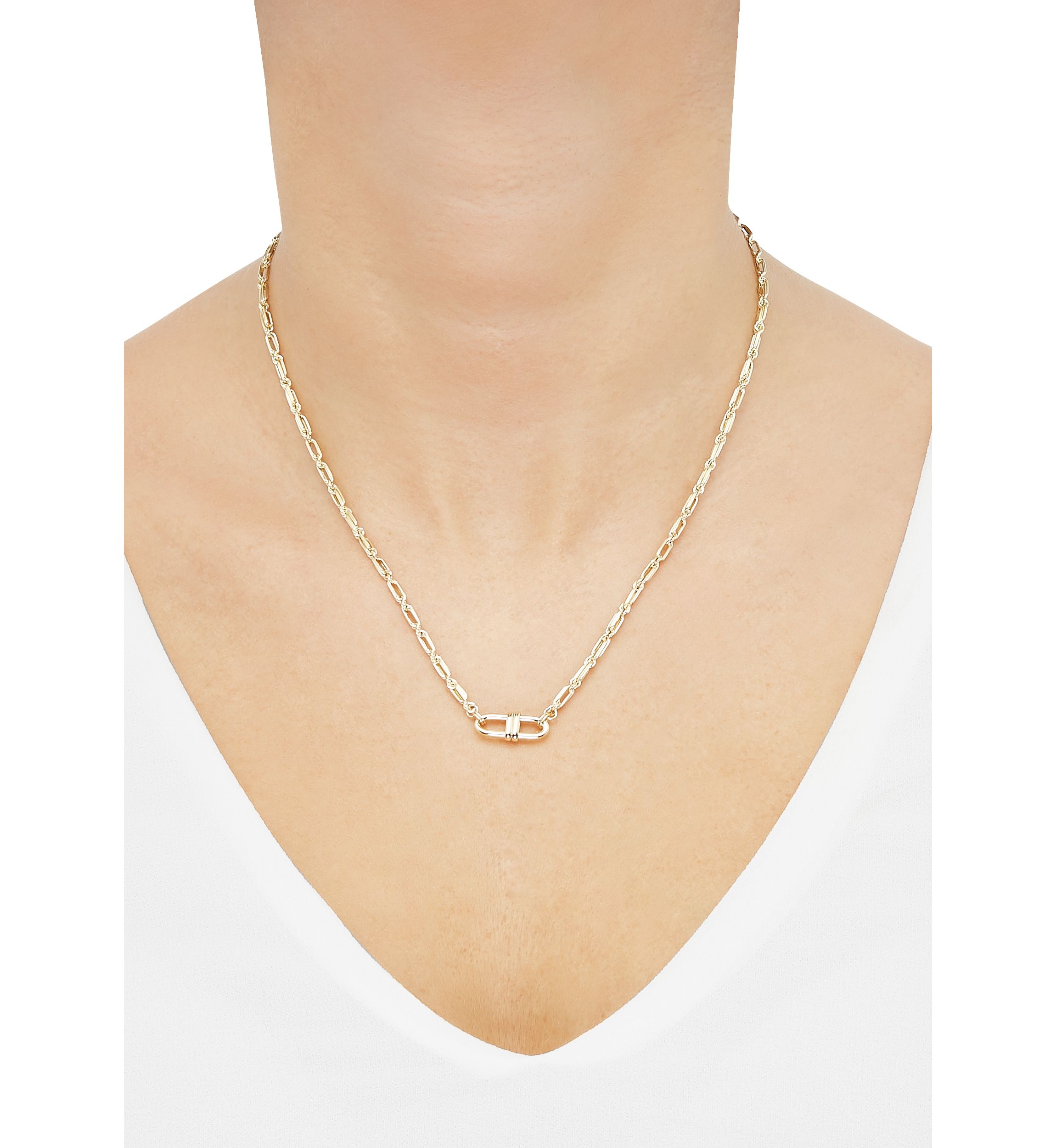 Hollow Milano Special Chain Necklace in 10K Yellow Gold