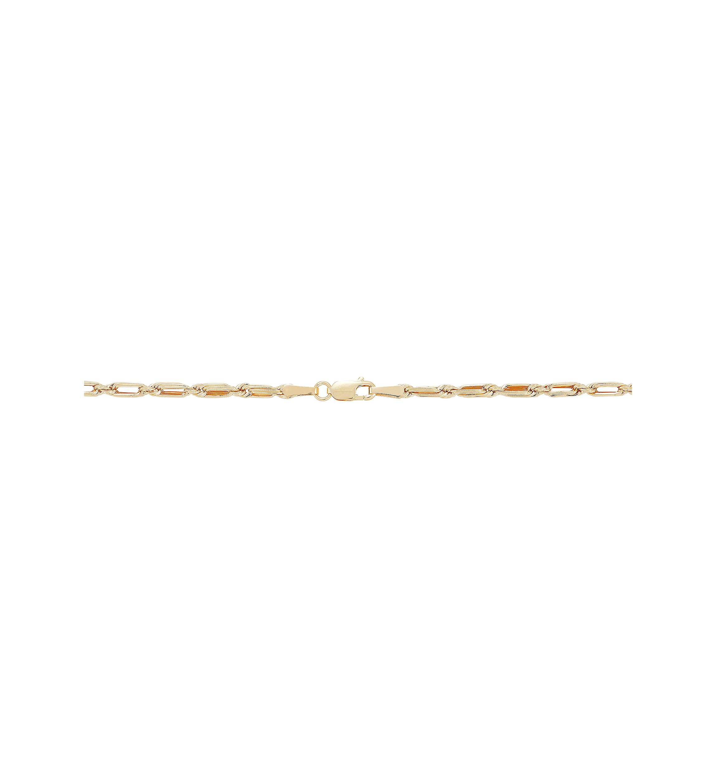 Hollow Milano Special Chain Necklace in 10K Yellow Gold