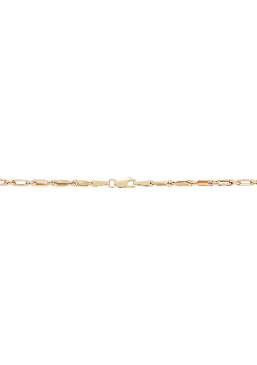Hollow Milano Special Chain Necklace in 10K Yellow Gold