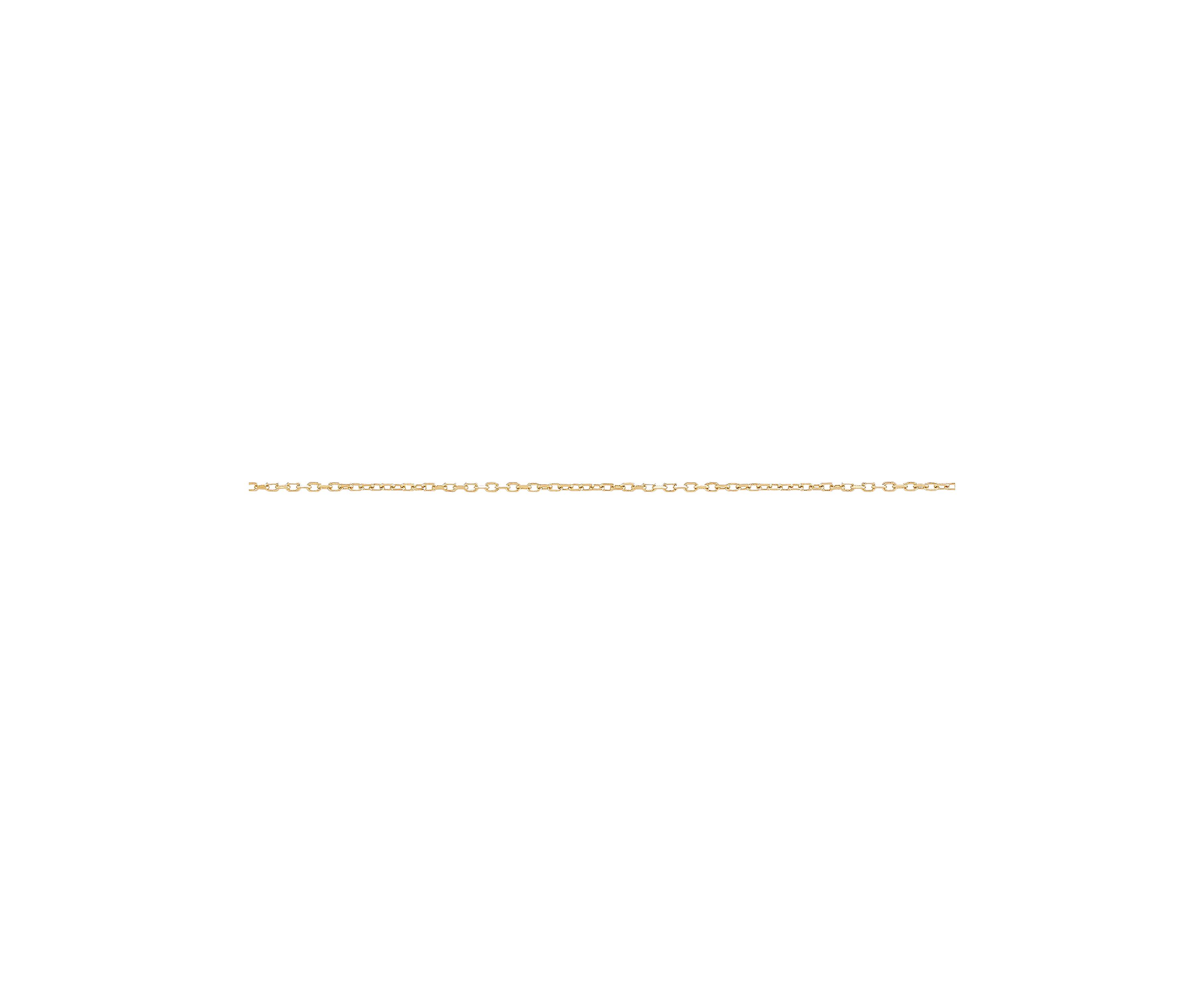 Long Triangle Drop Necklace in 10K Yellow Gold