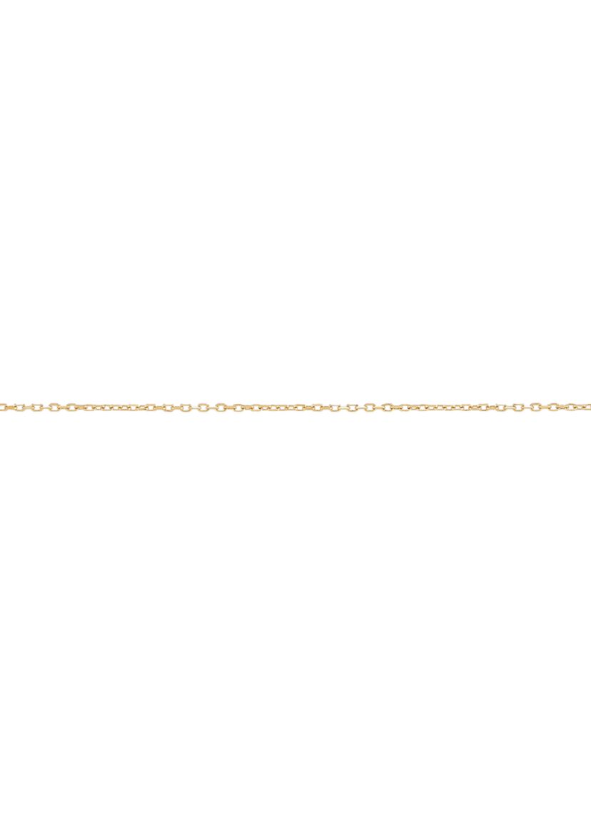 Long Triangle Drop Necklace in 10K Yellow Gold