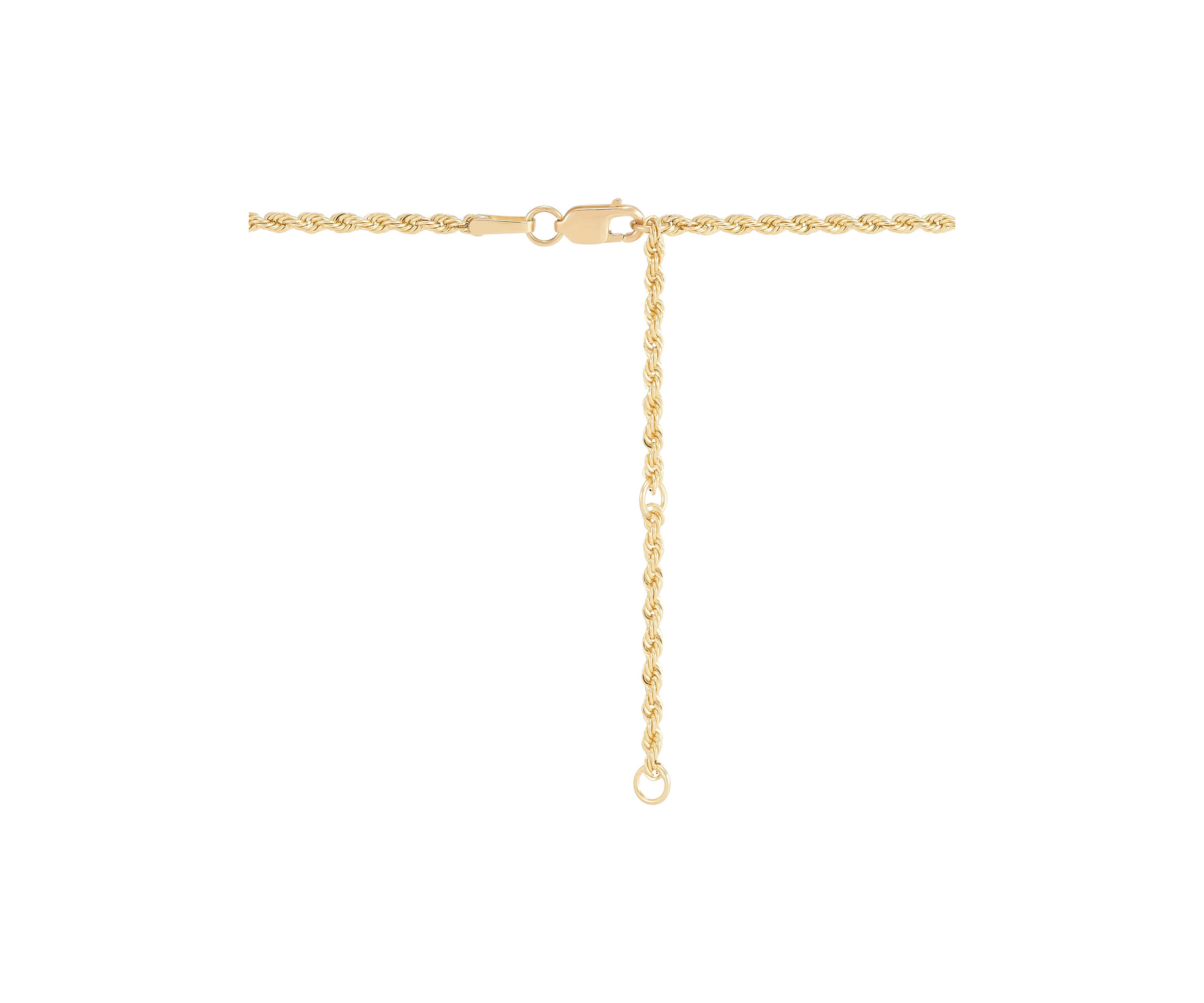 Curve Bar Necklace in 10K Yellow Gold