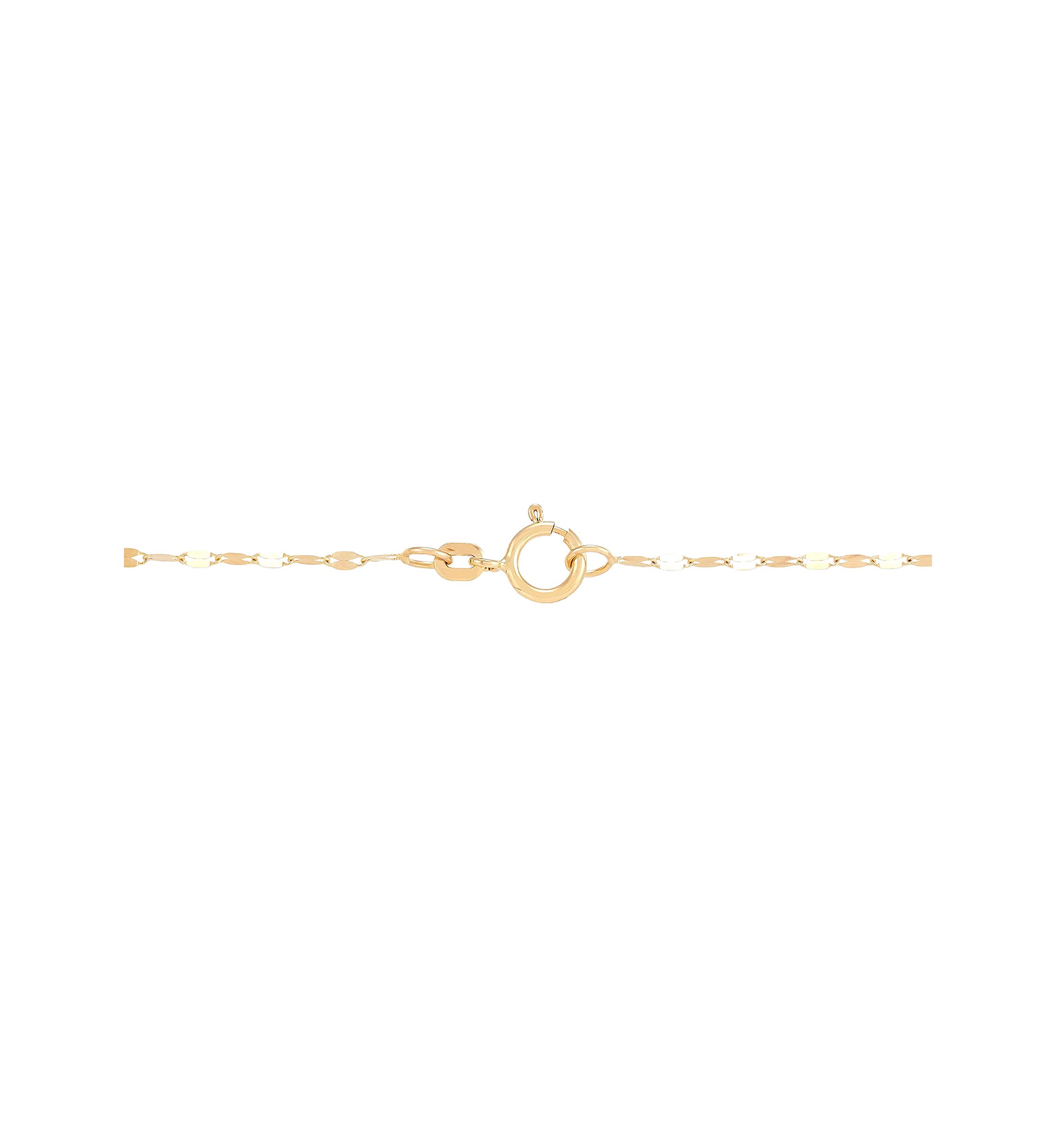 Hamsa Coin Necklace in 10K Yellow Gold