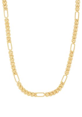 Belk & Co Alternate Panther and Oval Link Chain in 10K Yellow Gold