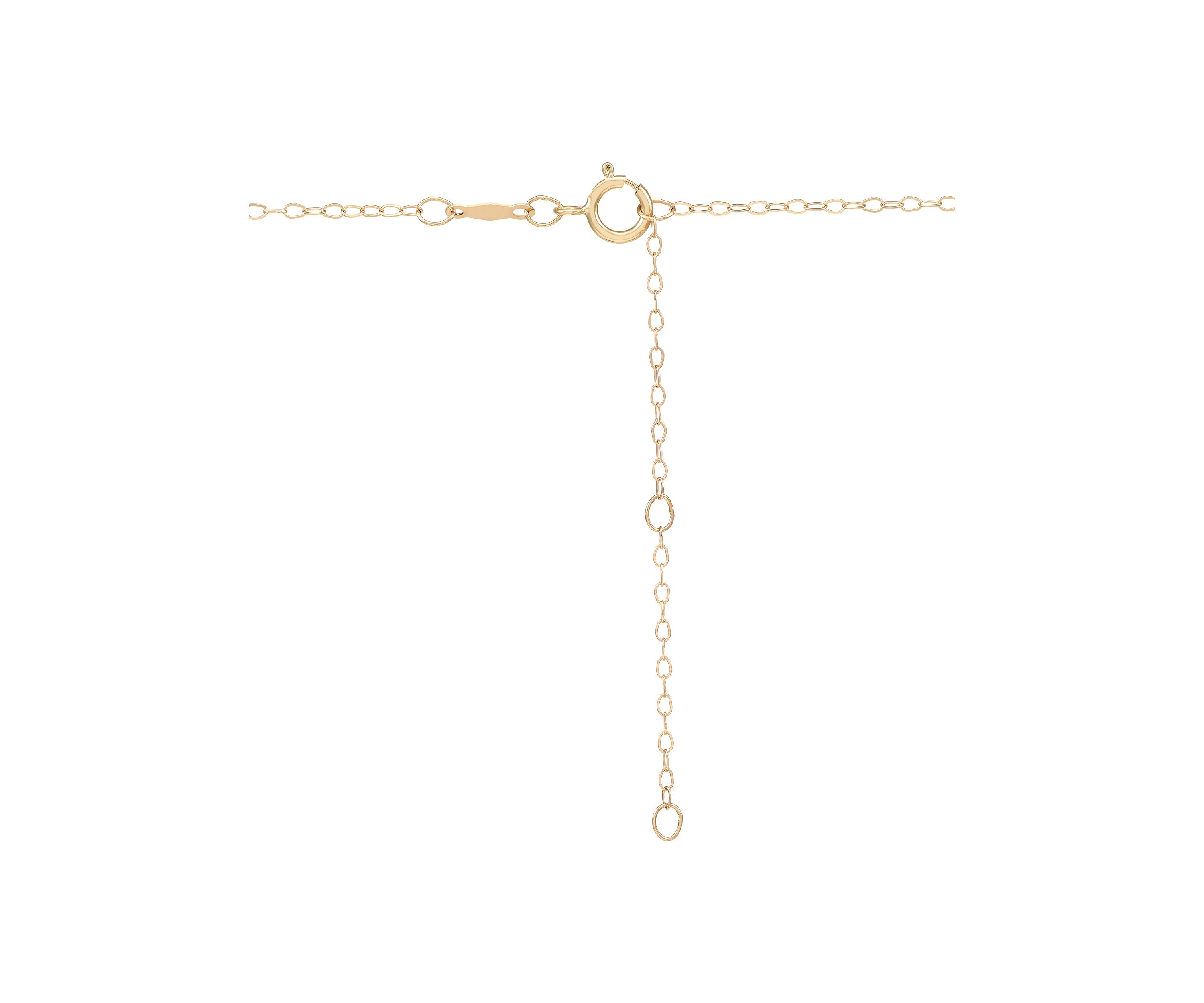 Cross on Open Heart Chain Necklace in 10K Yellow Gold